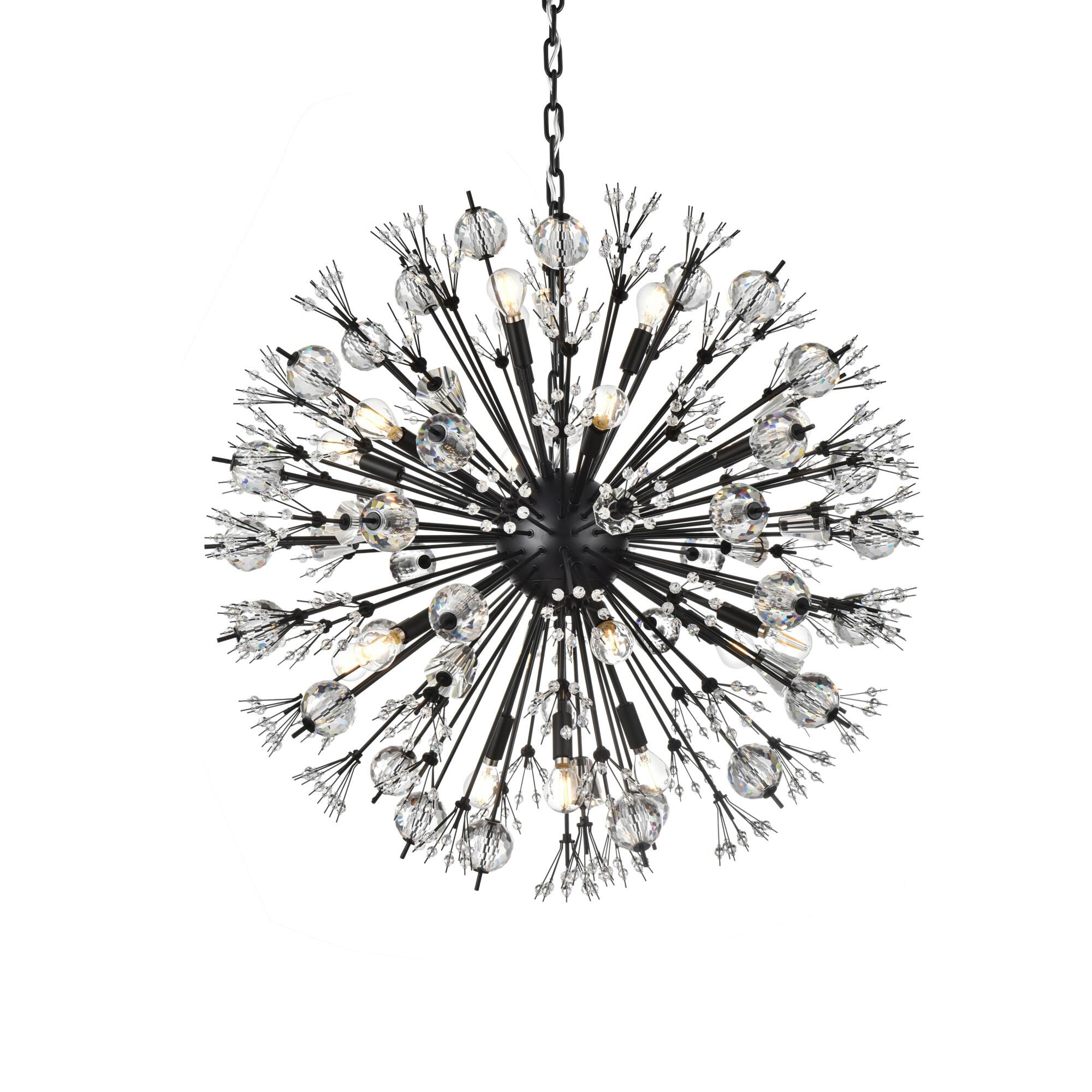 Vera 32 Inch Large Pendant by Elegant Lighting