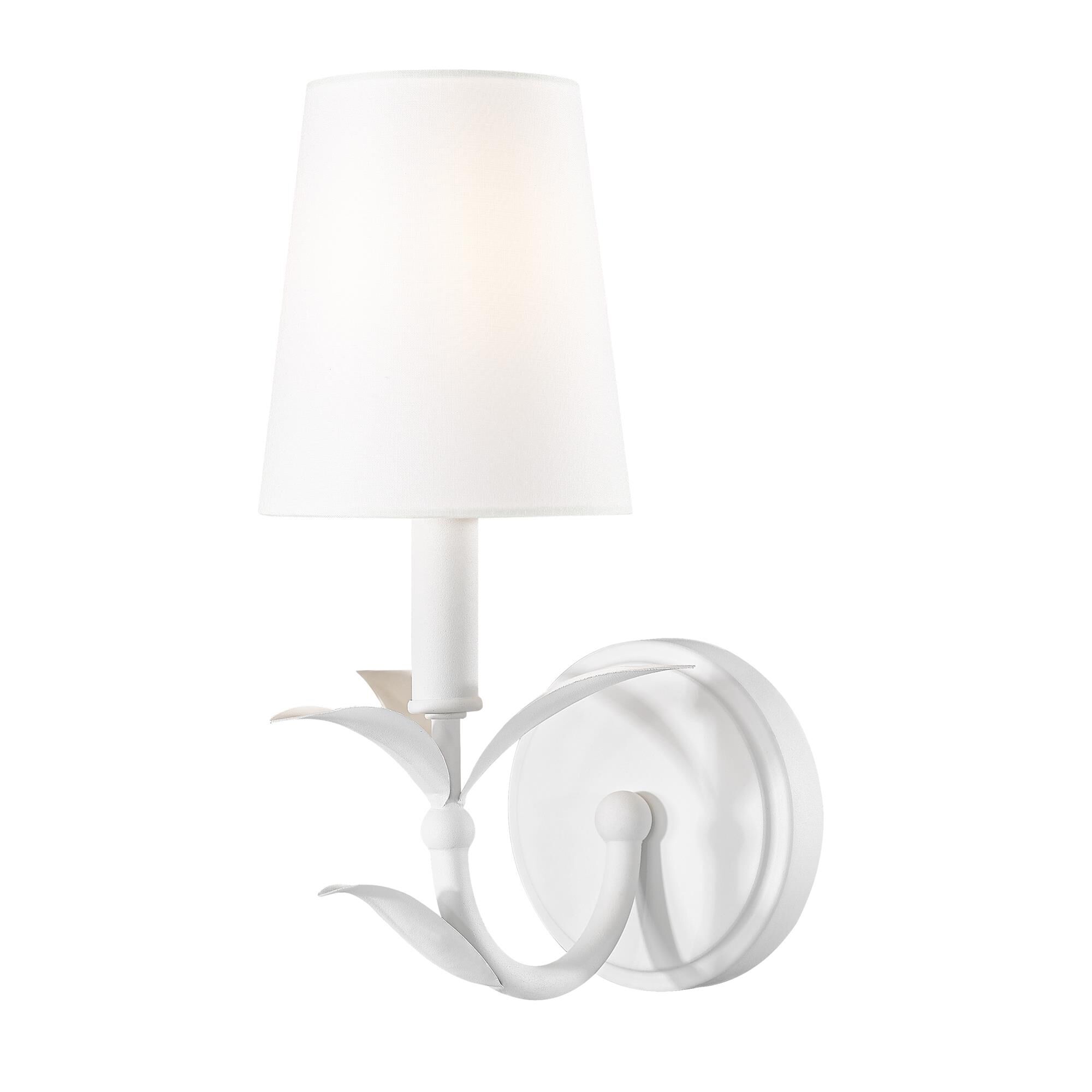 Shown in Textured White finish and White glass