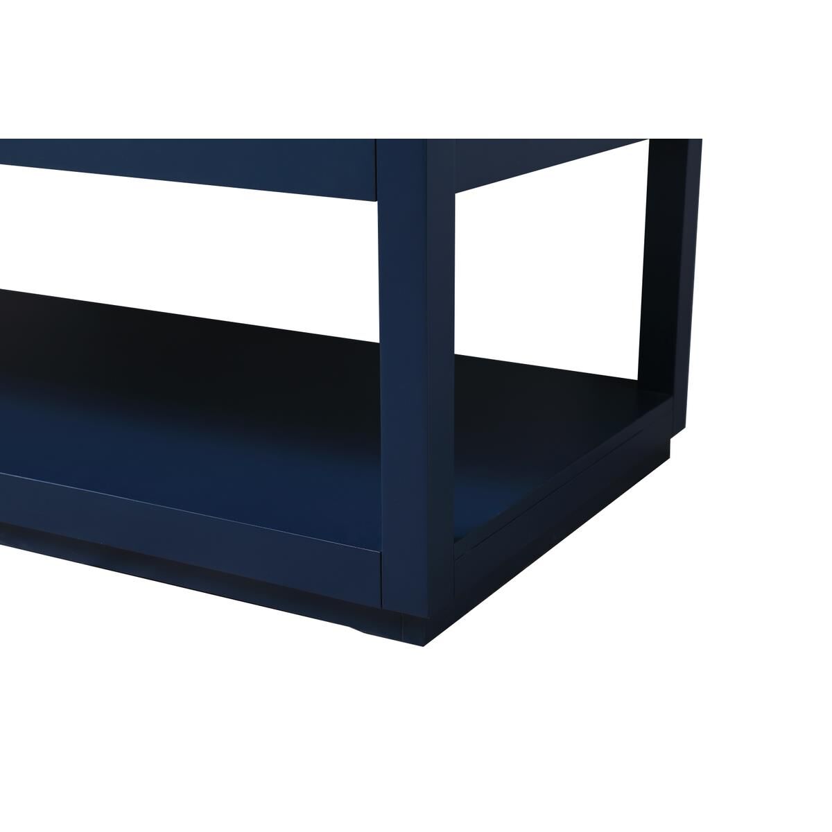 Shown in Blue finish