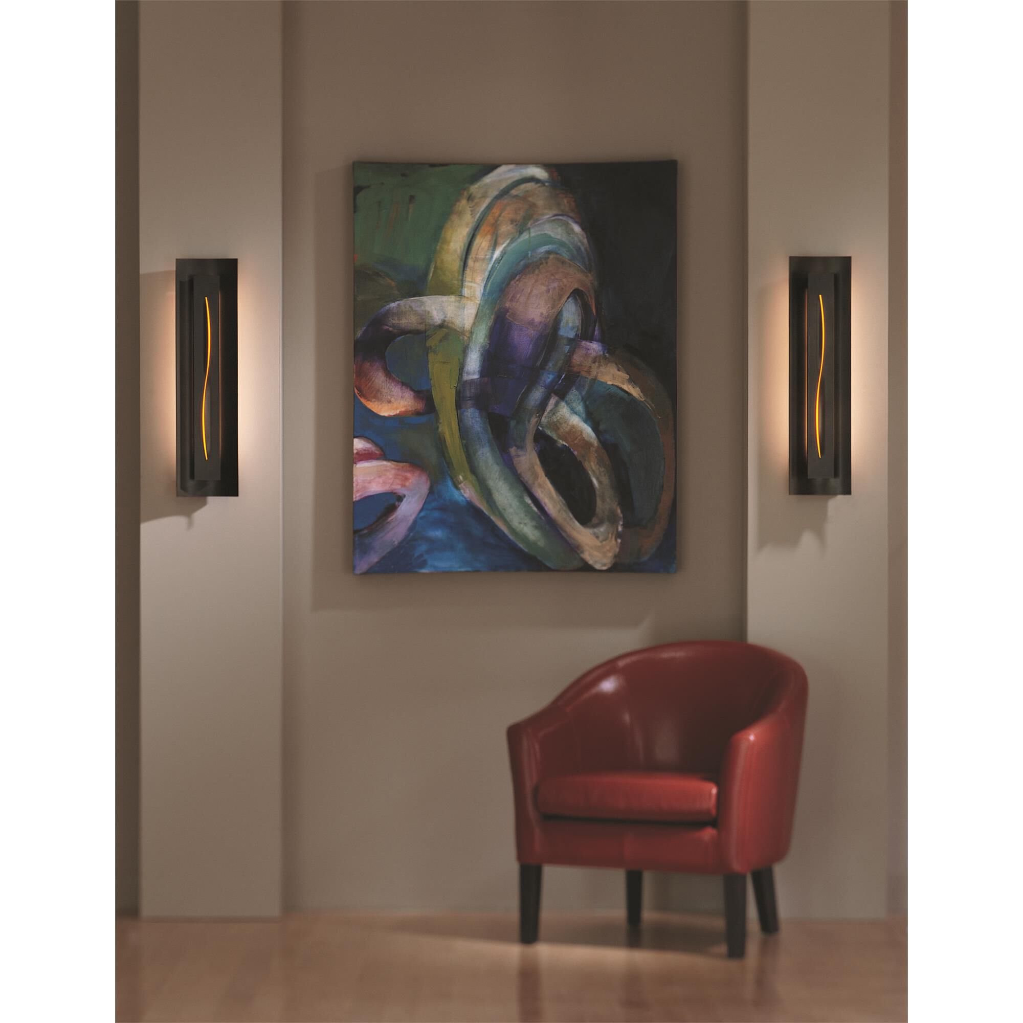 Shown in Bronze finish and Amber  glass