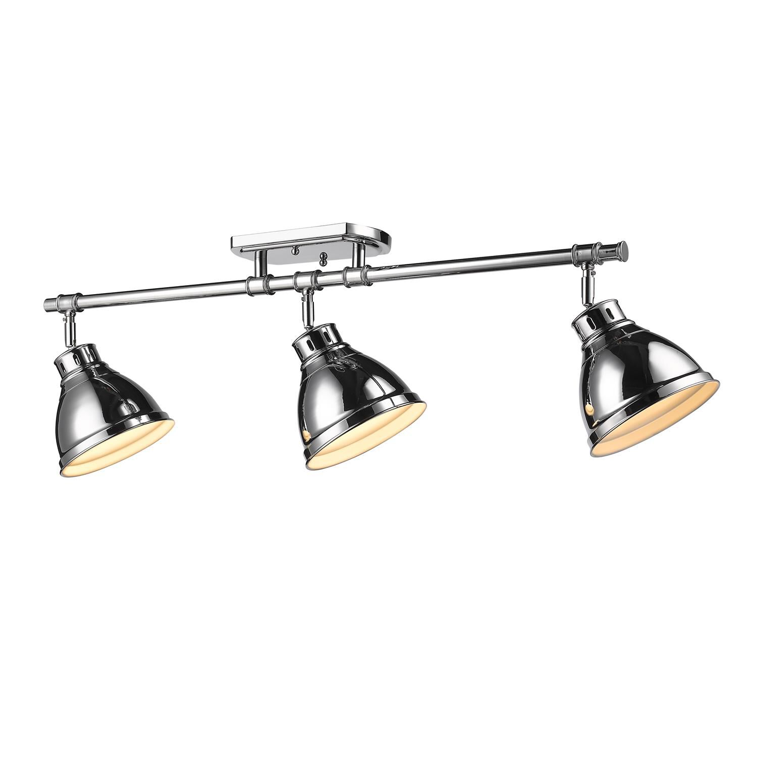 Shown in Chrome finish and Chrome shade