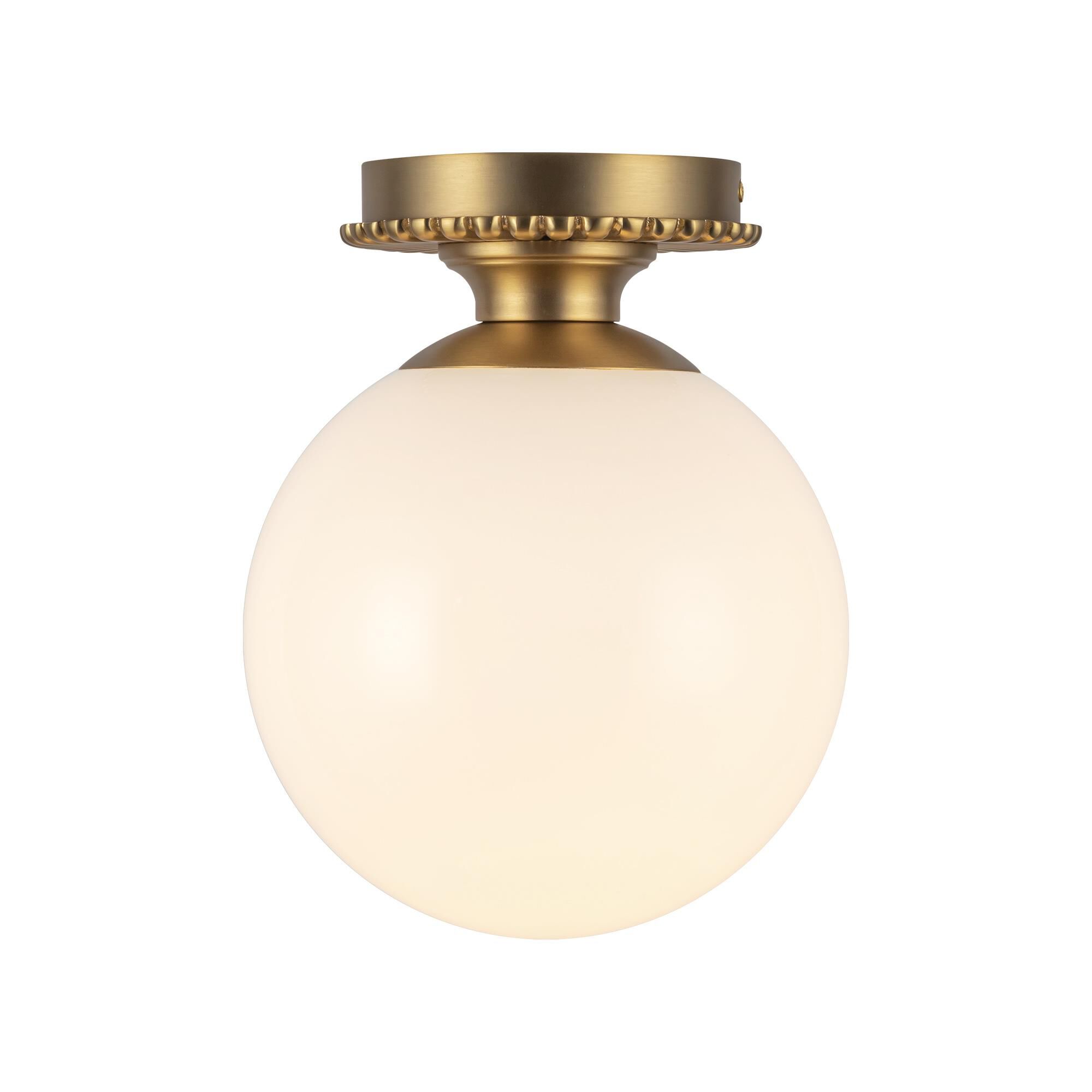 Peyton Fox Otis 8 Inch Semi Flush Mount by Alora Mood