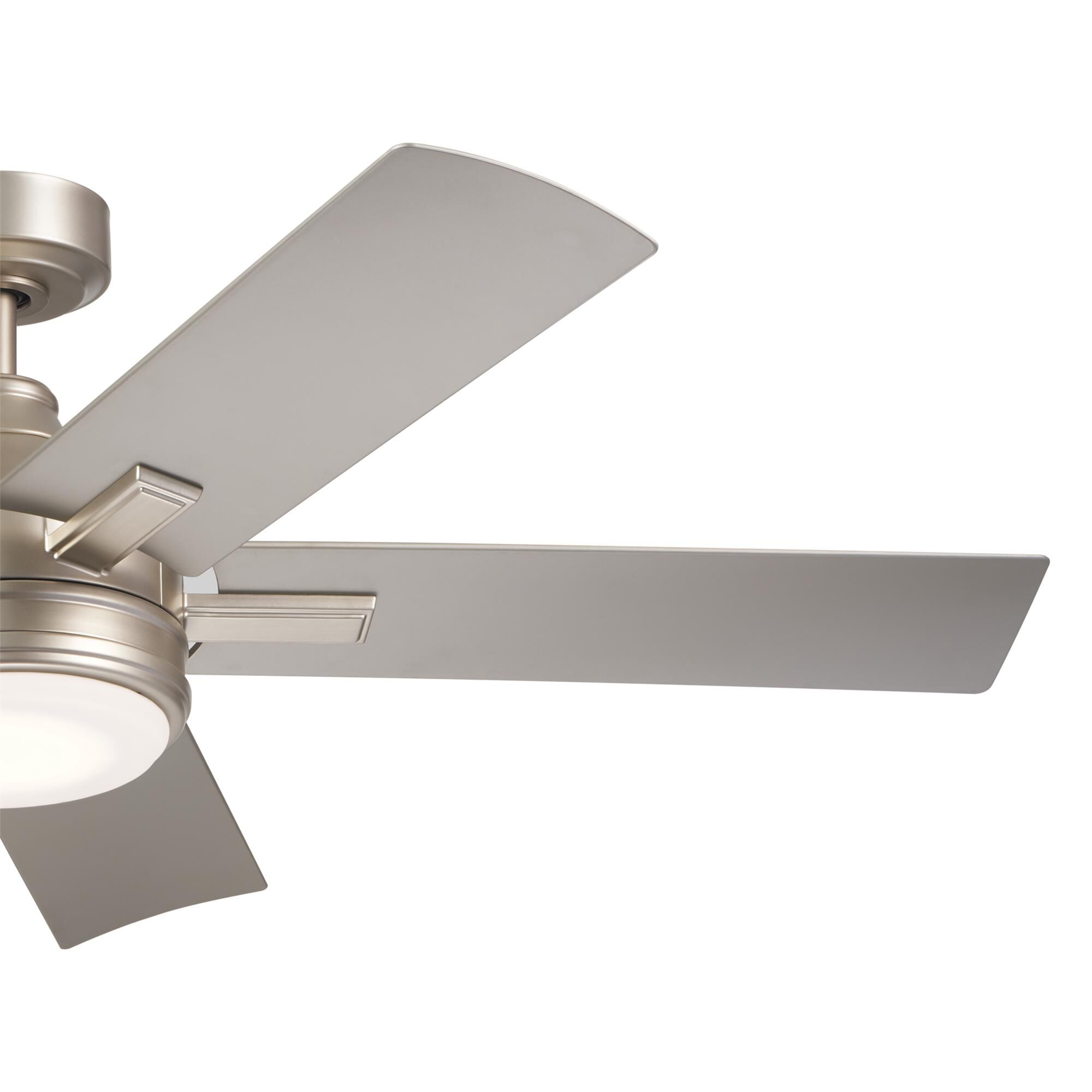 Shown in Brushed Nickel finish and Frosted glass