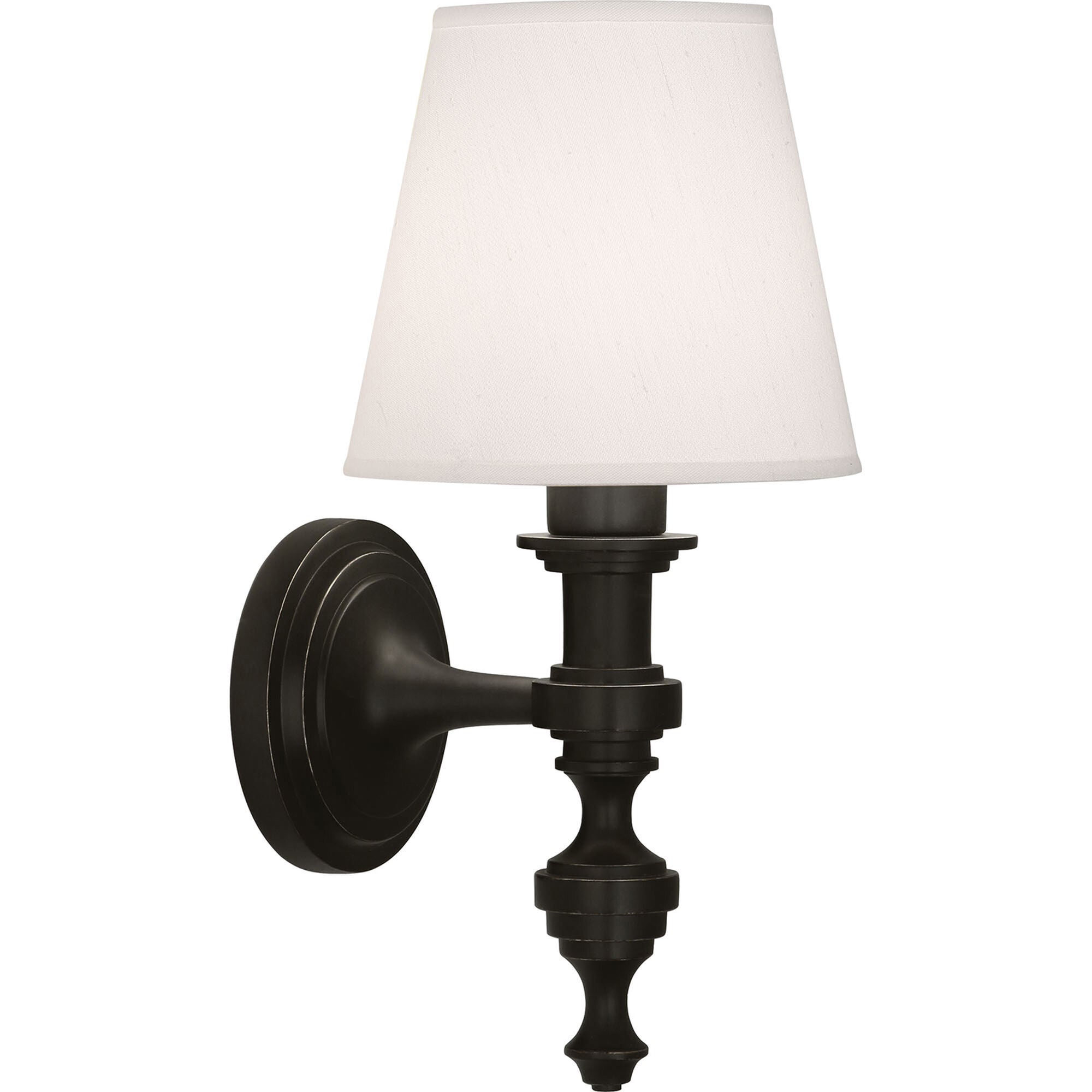 Shown in Deep Patina Bronze finish and Pearl shade