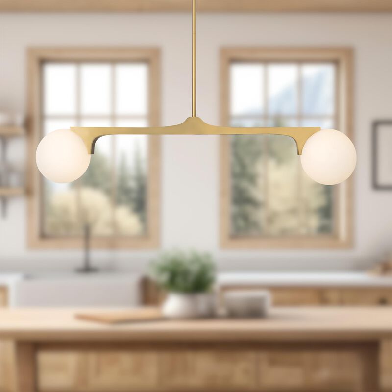 Mark Choi Briar Medium Linear Chandelier by Kuzco