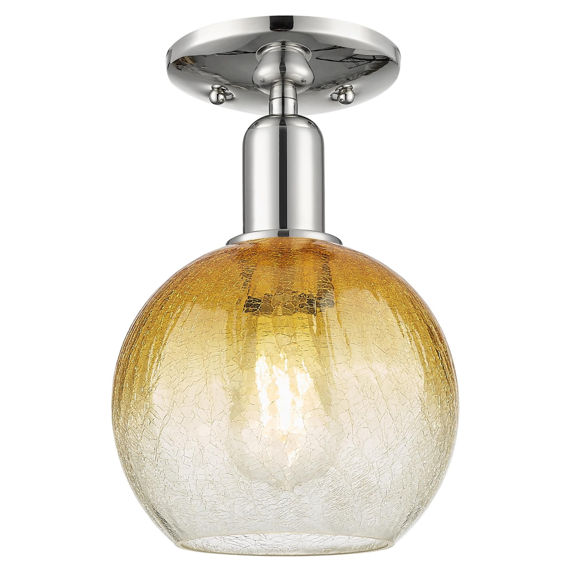 Bruno Marashlian Brookhaven Globe 8 Inch Semi Flush Mount by Innovations Lighting