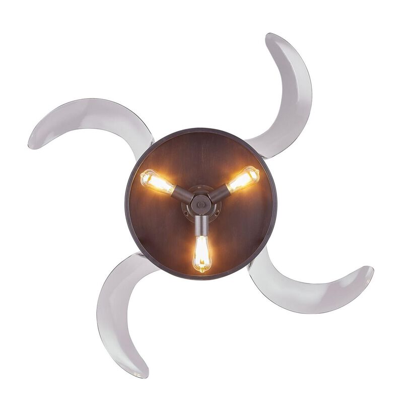 Classic 48 Inch Ceiling Fan with Light Kit by Beacon Lighting