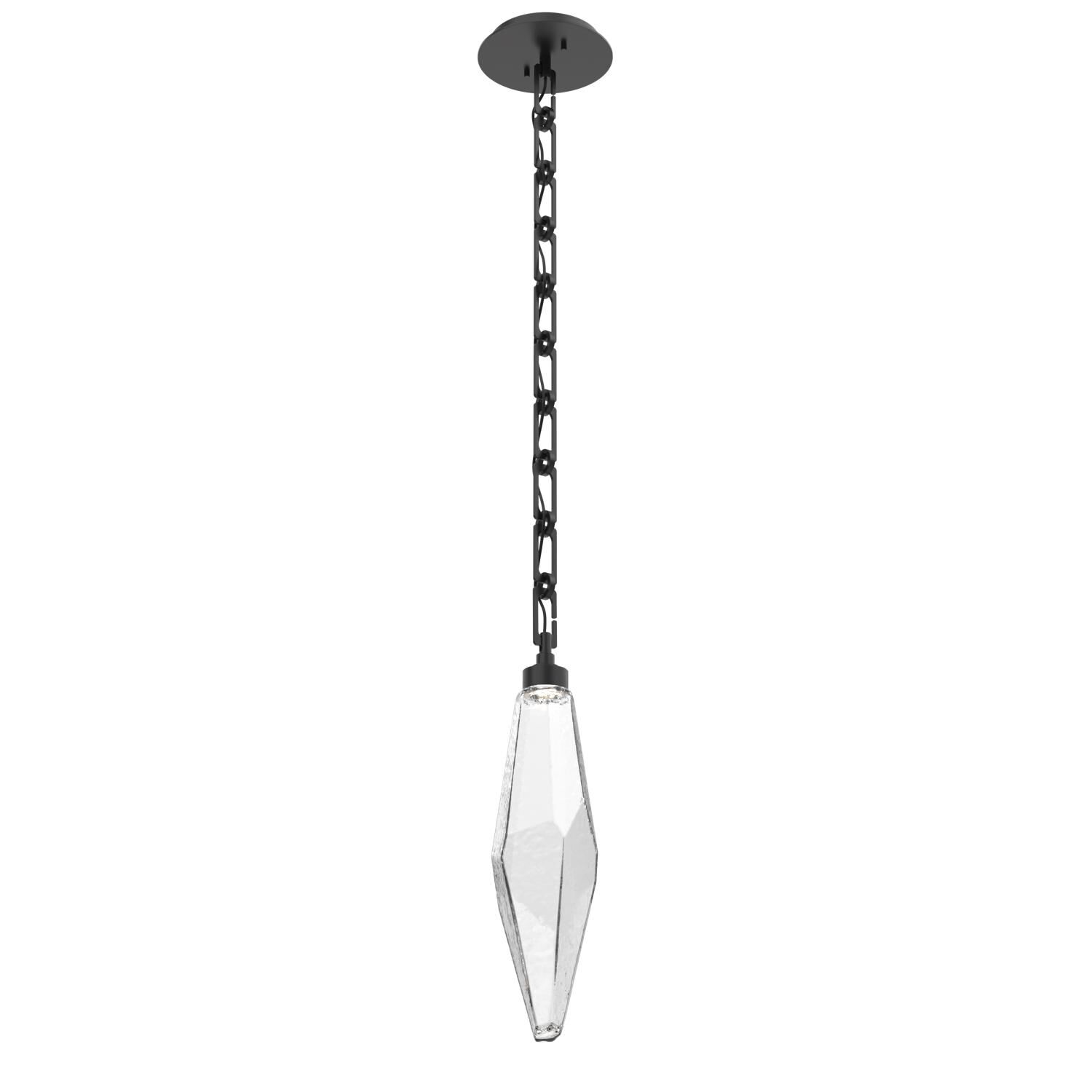Levi Wilson Rock Crystal 6 Inch Mini Pendant by Hammerton Studio