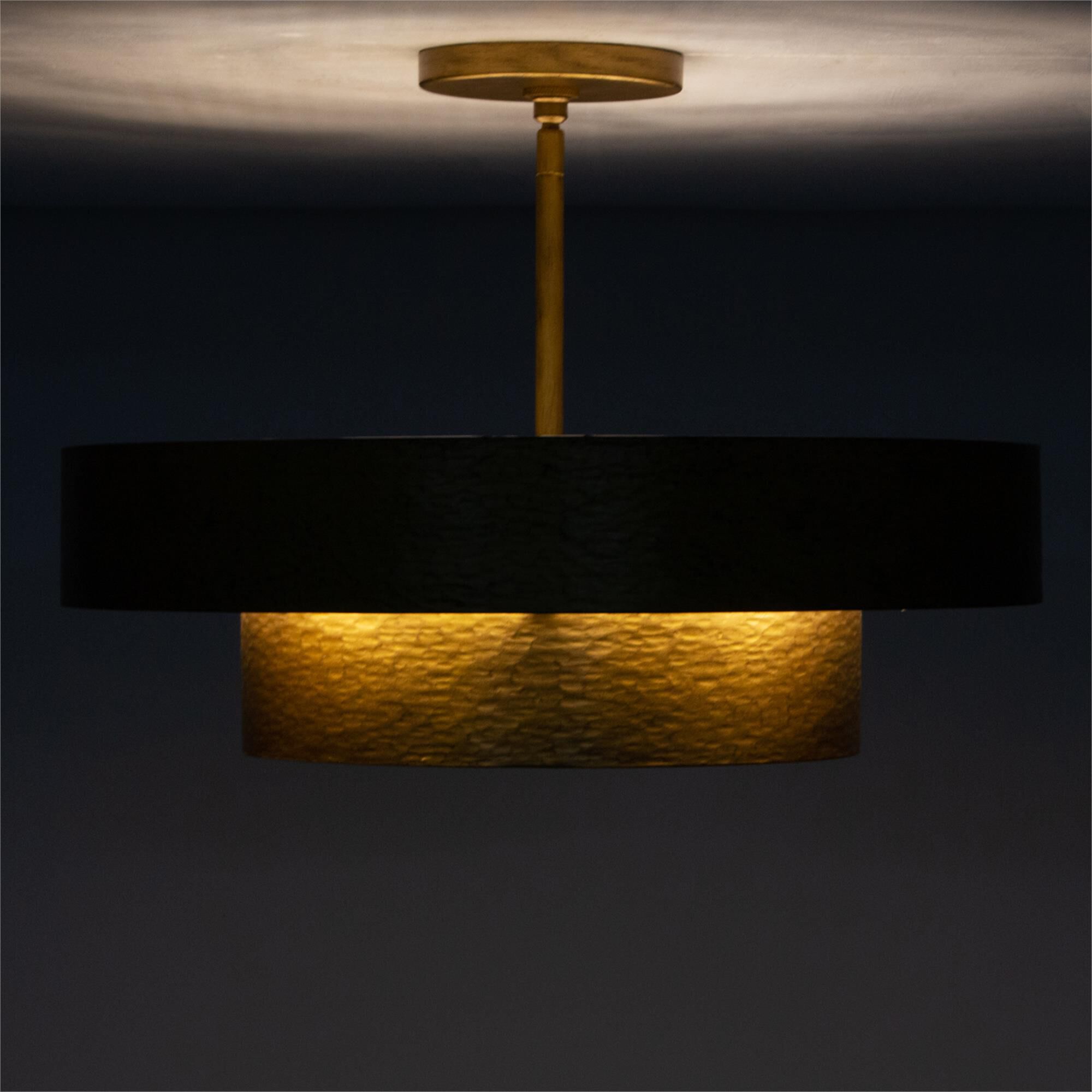 Shown in Rustic Gold finish