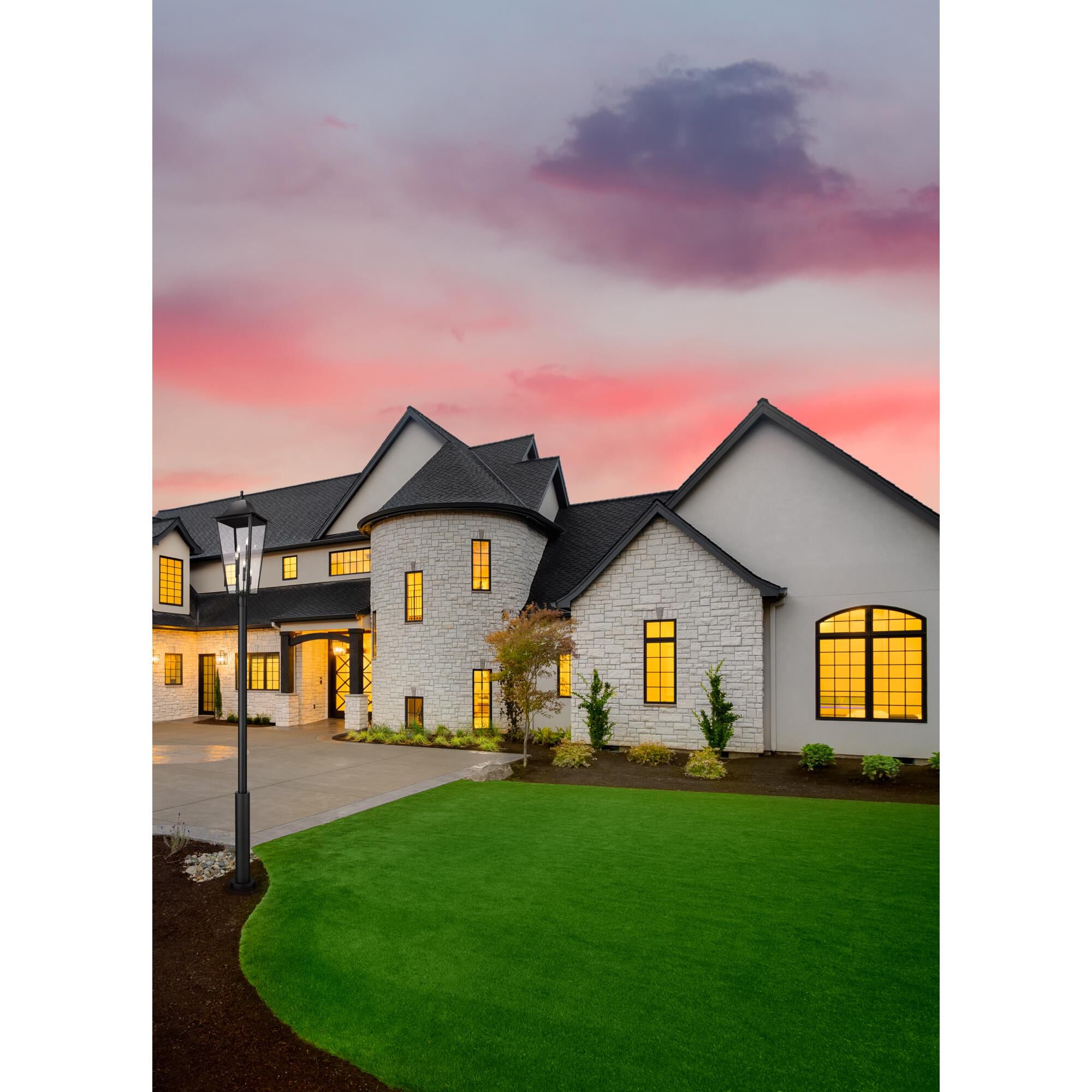 Gannon 135 Inch Outdoor Post Lamp by Z Lite