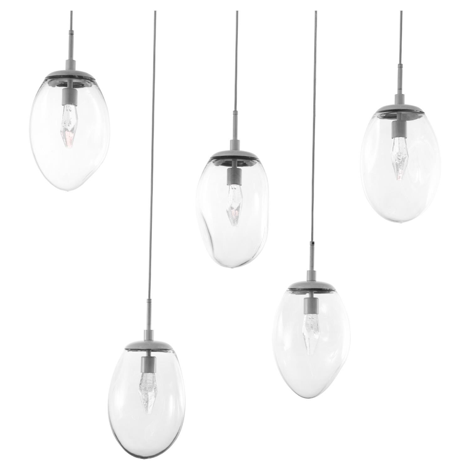 Shown in Metallic Beige Silver finish and Geo Inner Clear Outer glass