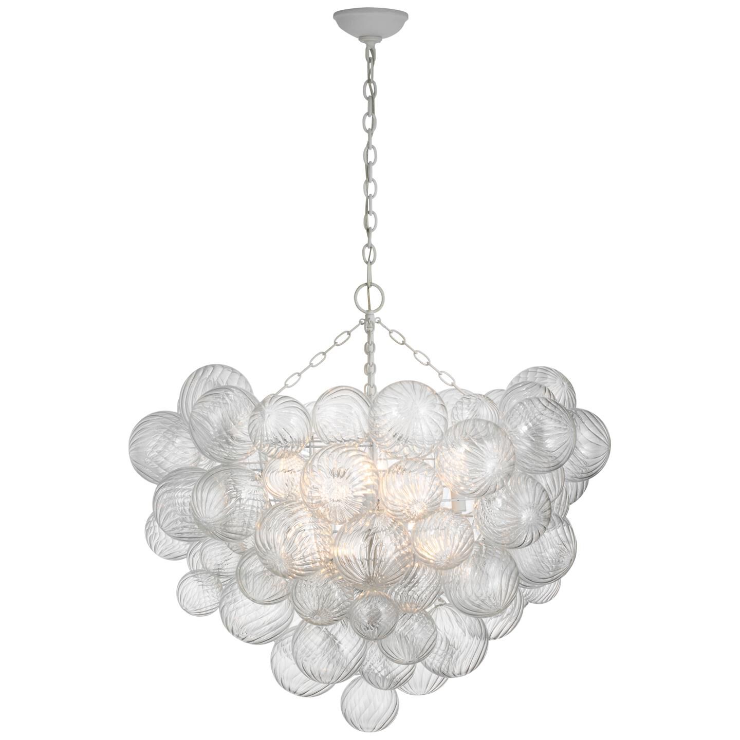 Julie Neill Talia 38 Inch 12 Light LED Chandelier by Visual Comfort Signature Collection