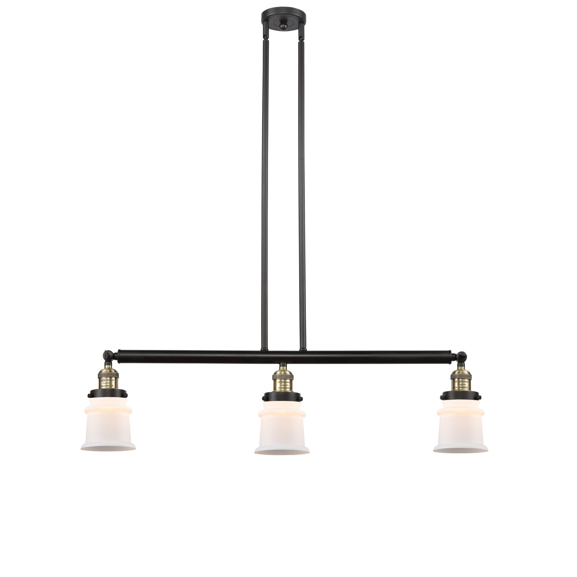 Bruno Marashlian Small Canton 38 Inch 3 Light Linear Suspension Light by Innovations Lighting