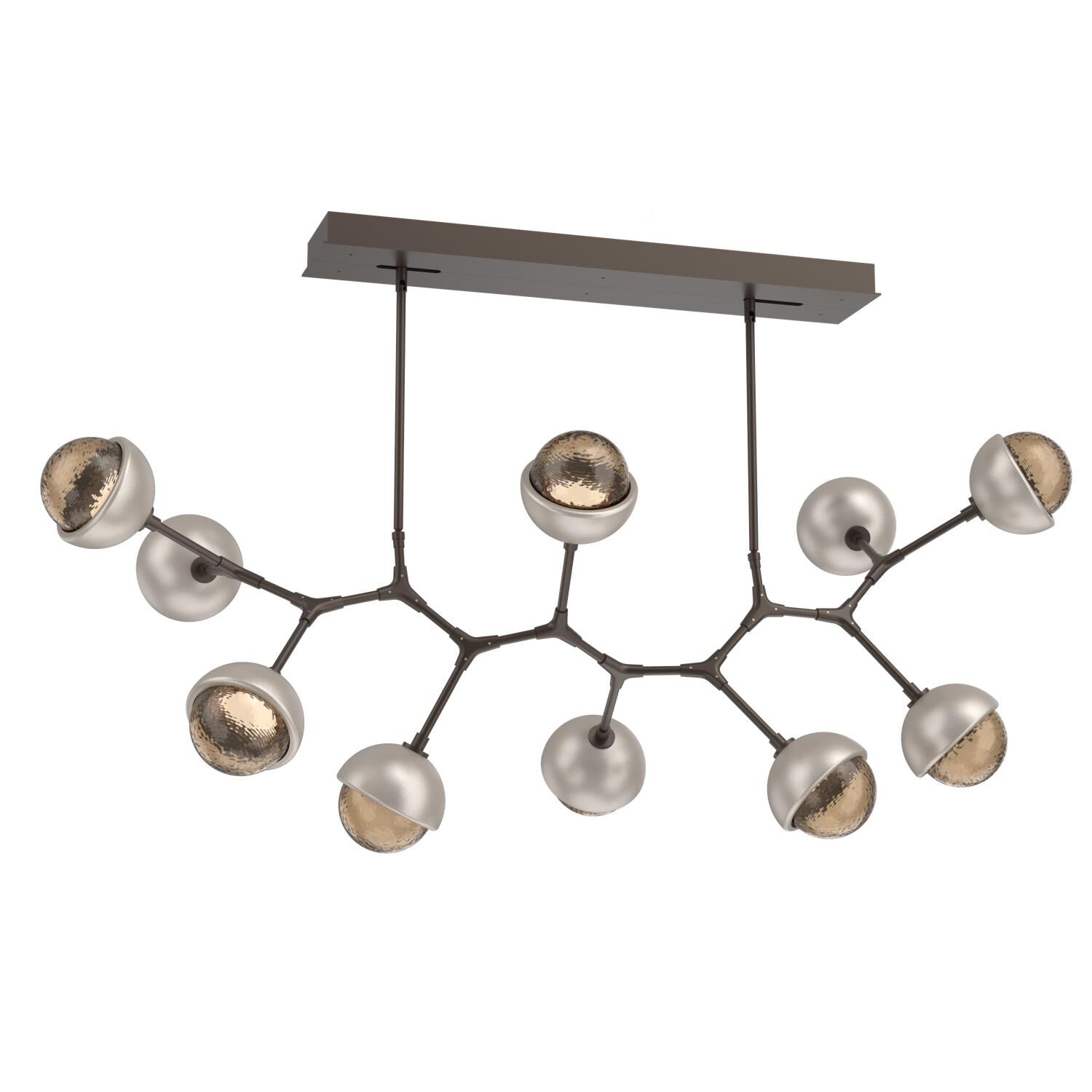 Levi Wilson Cabochon 56 Inch Linear Suspension Light by Hammerton Studio