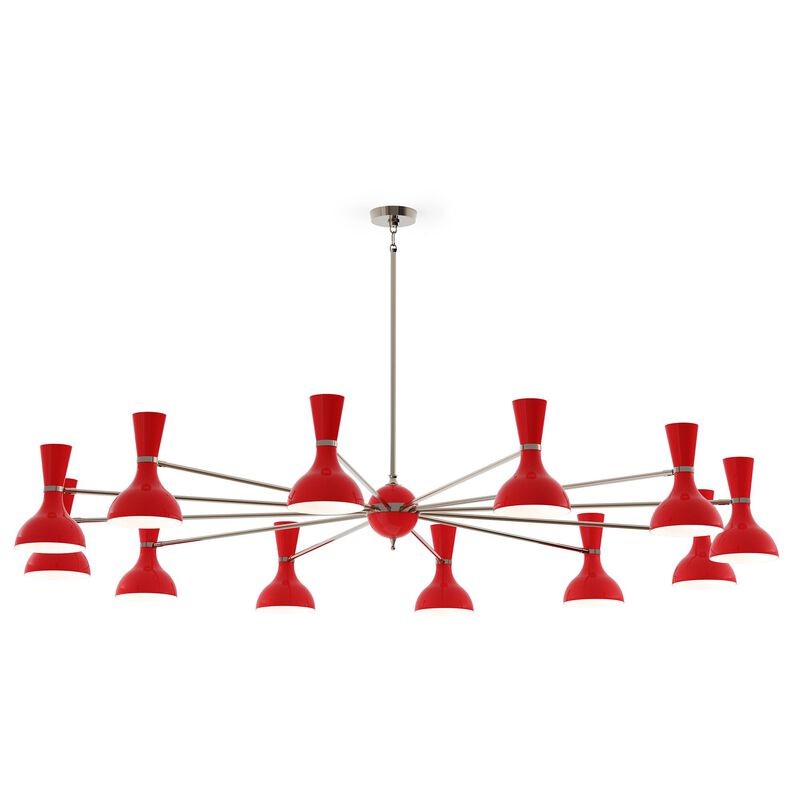 Clare 76 Inch Chandelier by Robert Abbey