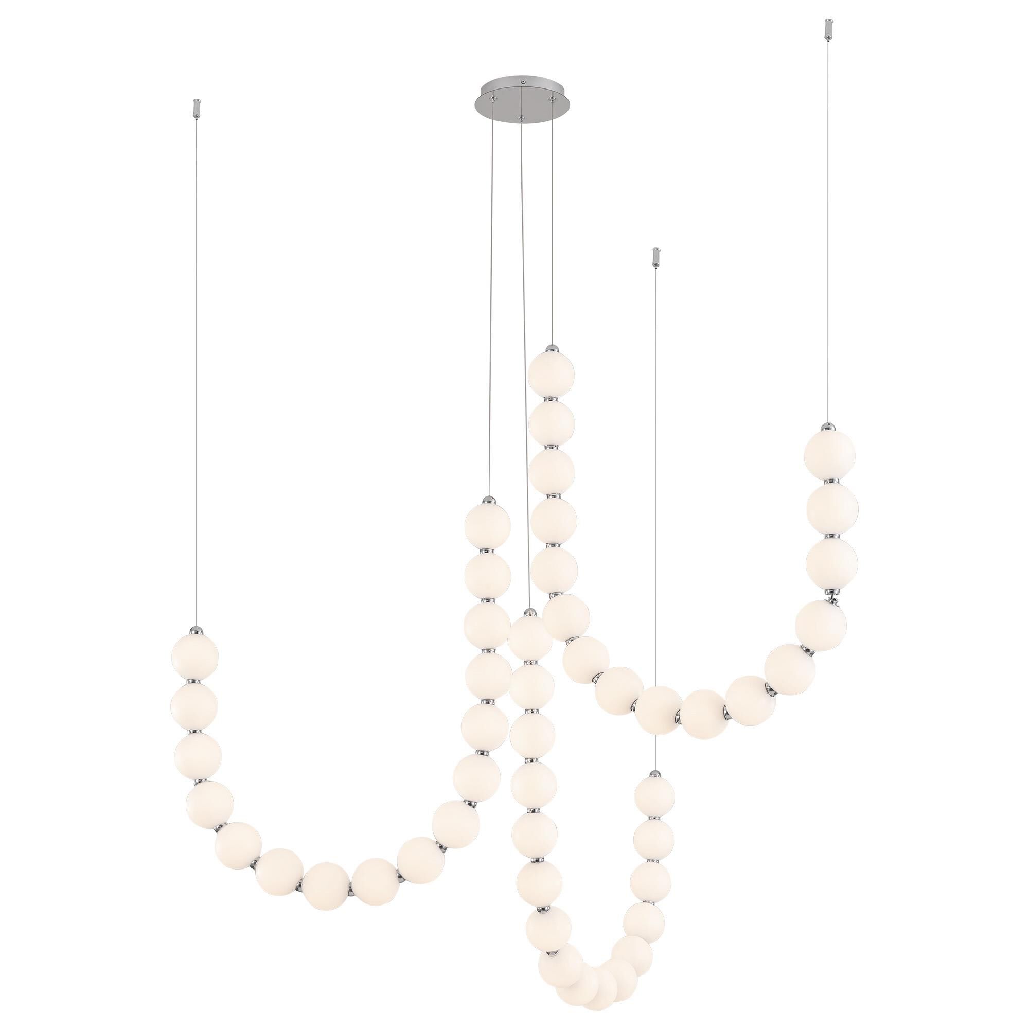 Ryan Pauly Akoya 11 Inch Multi Light Pendant by Alora Lighting