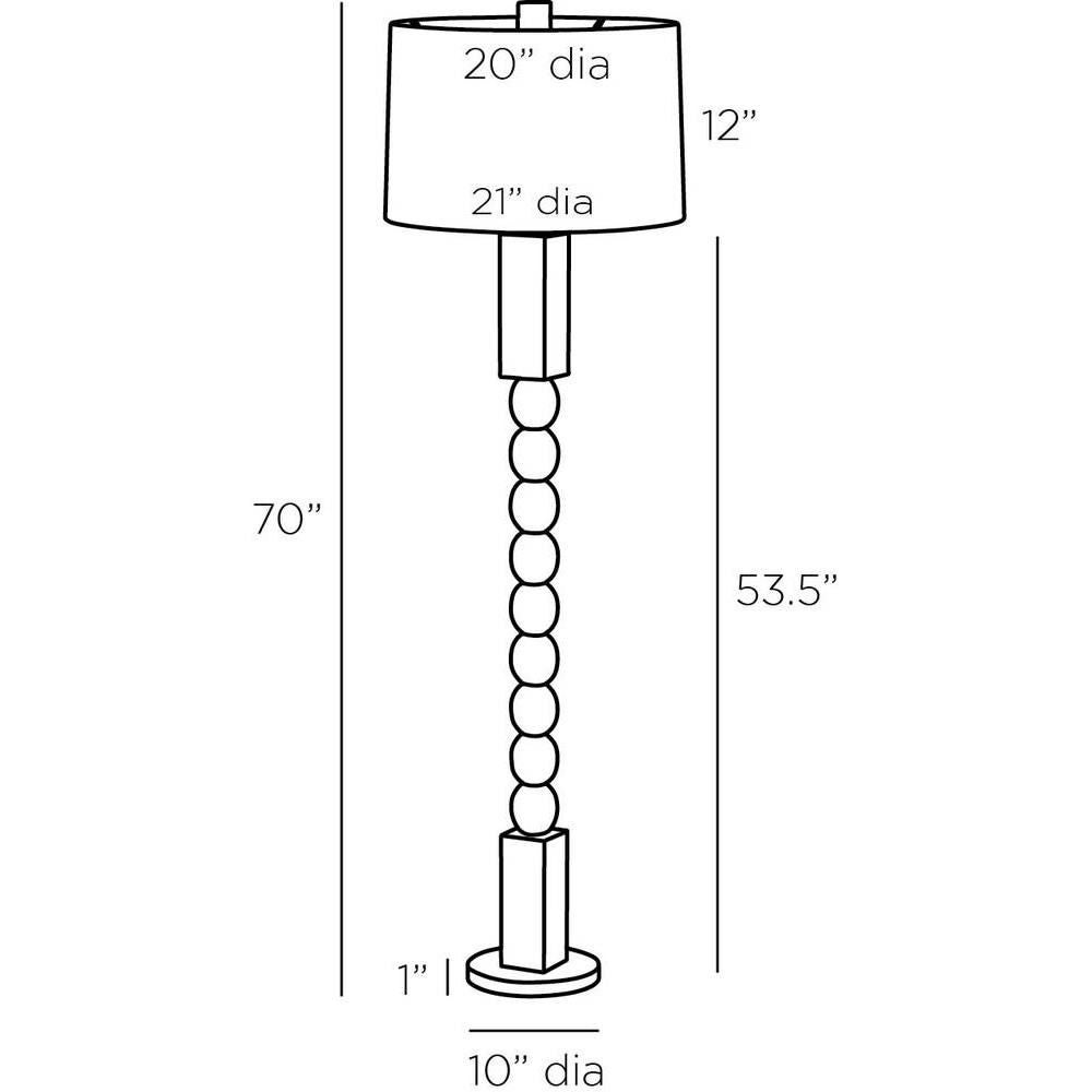 Yonah 70 Inch Floor Lamp by Arteriors Home