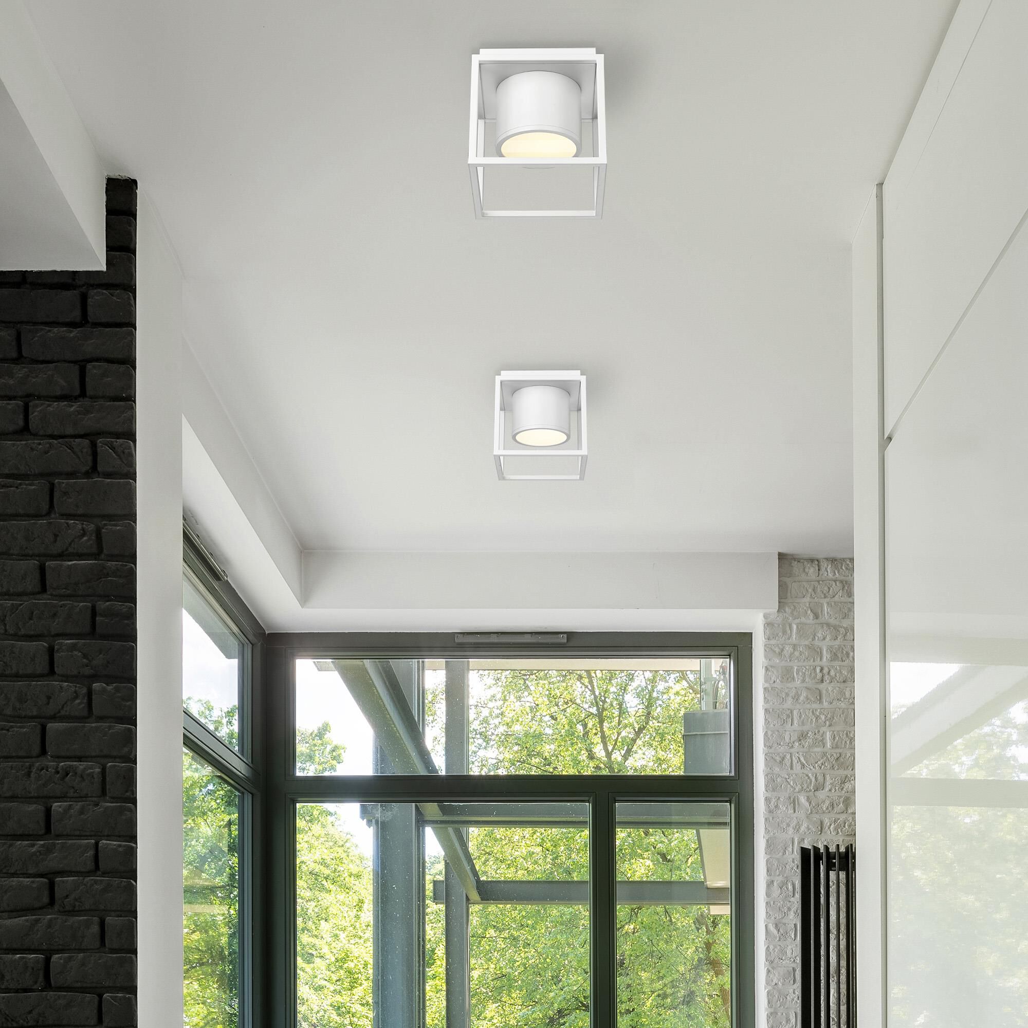 Desmond 7 Inch Semi Flush Mount by Golden Lighting