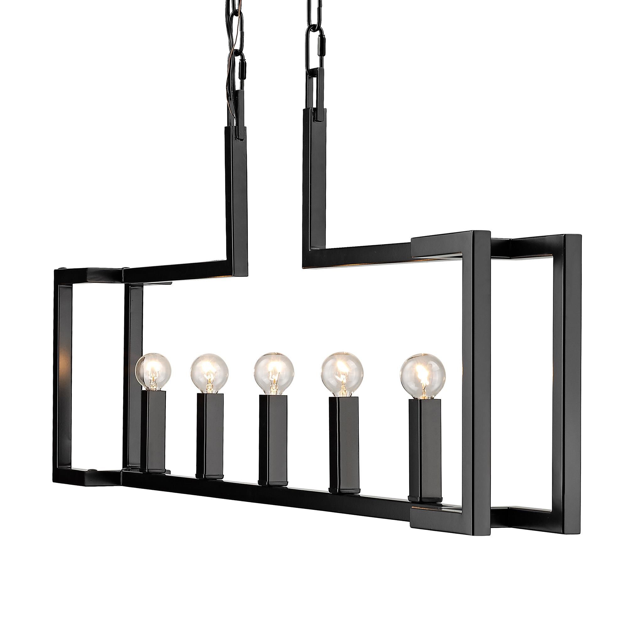 Kinsington 38 Inch Linear Suspension Light by Golden Lighting