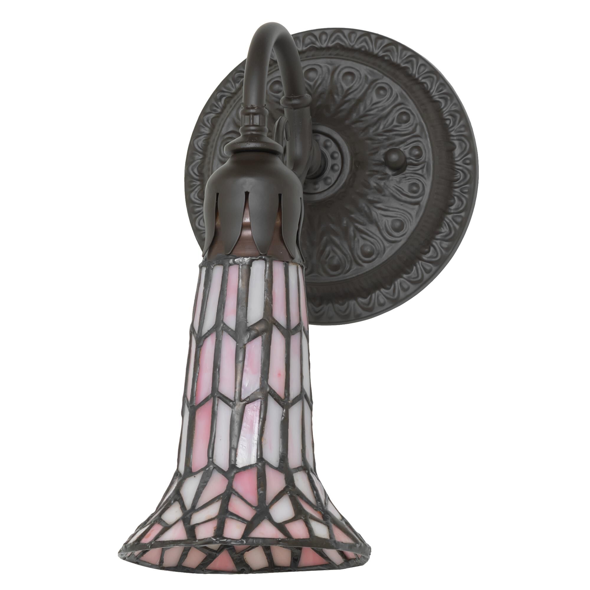 Meyda Lighting Pond Lily 10 Inch Tall Outdoor Wall Light