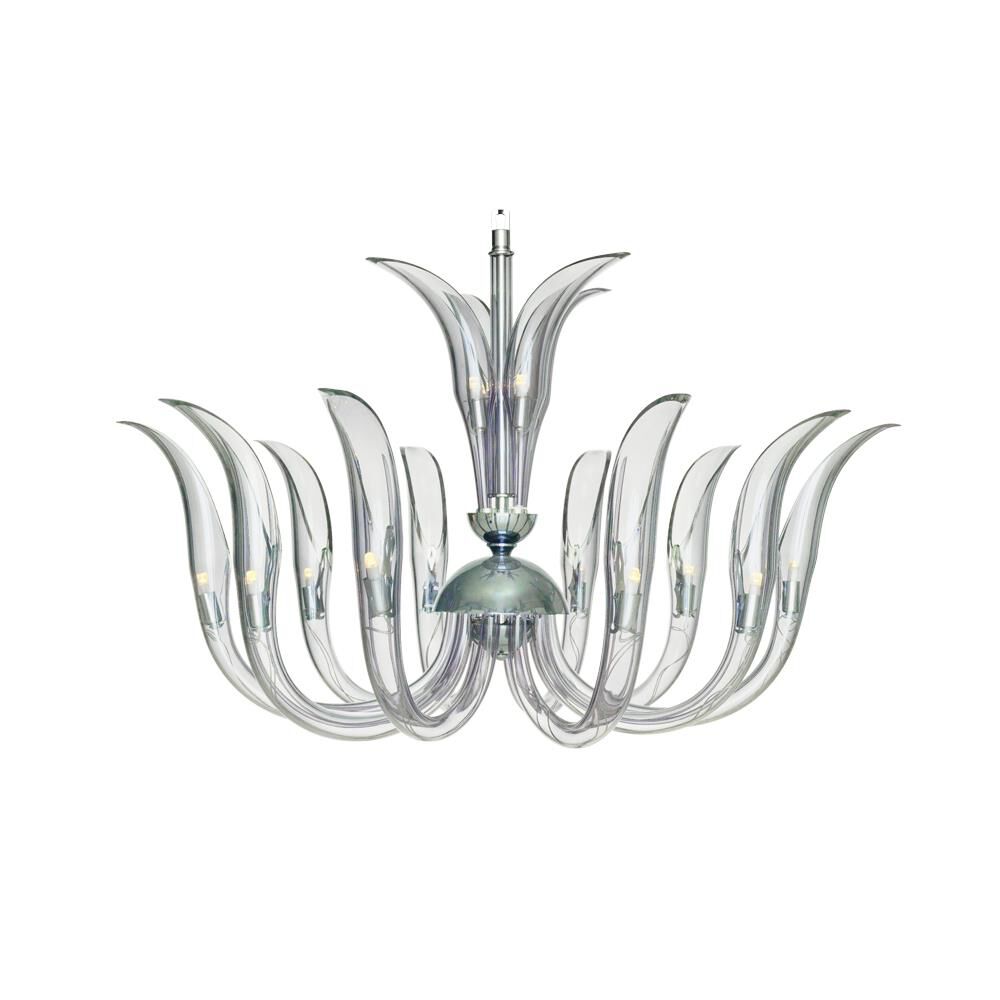 Cisne 21 Inch 6 Light Mini Chandelier by Metropolitan Lighting