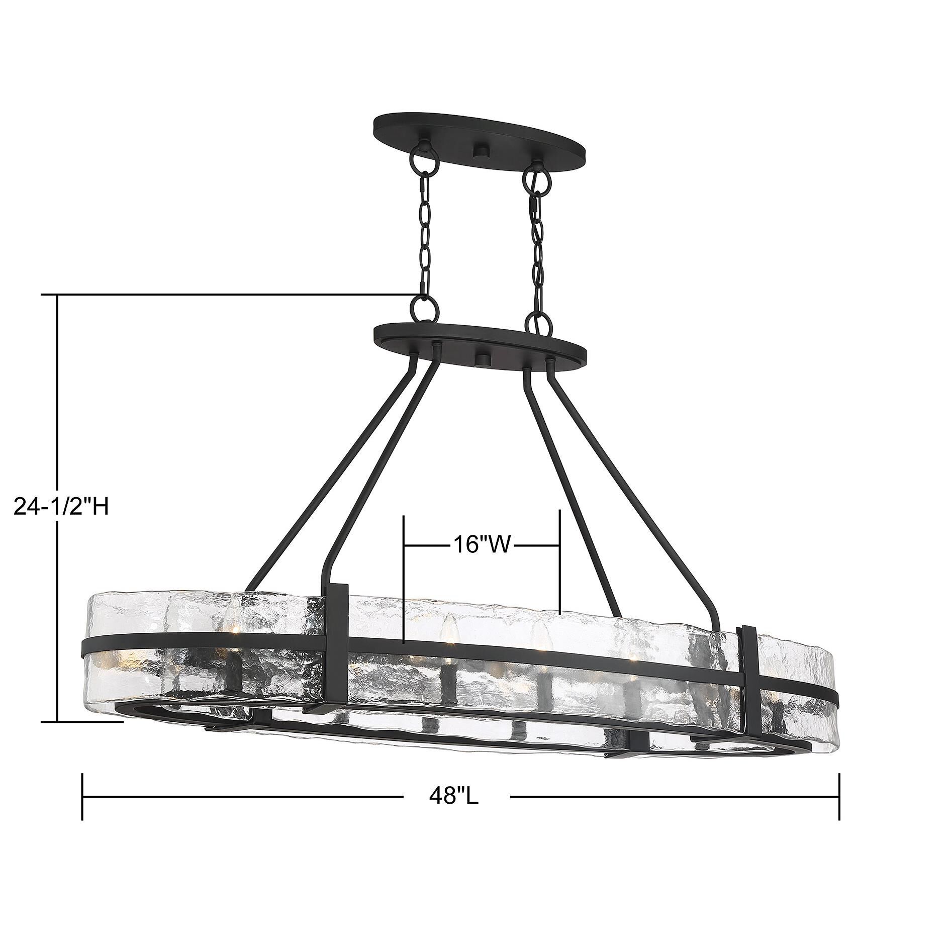 Brian Thomas Hudson 48 Inch 10 Light Linear Suspension Light by Savoy House
