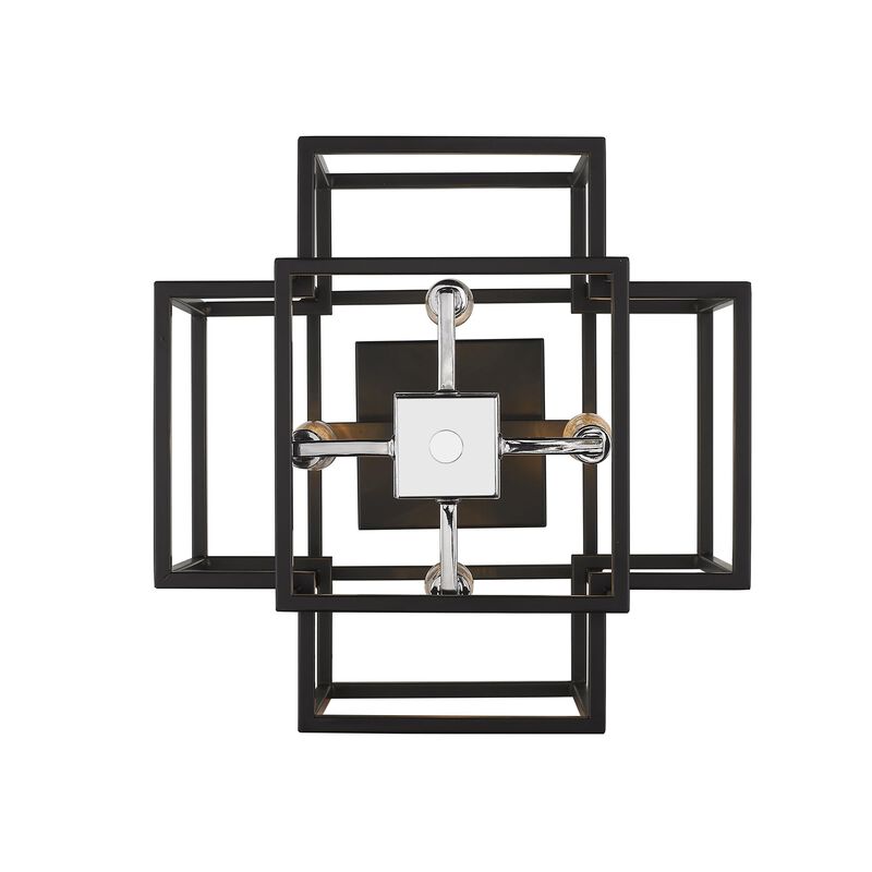 Titania 14 Inch 4 Light Semi Flush Mount by Z-Lite