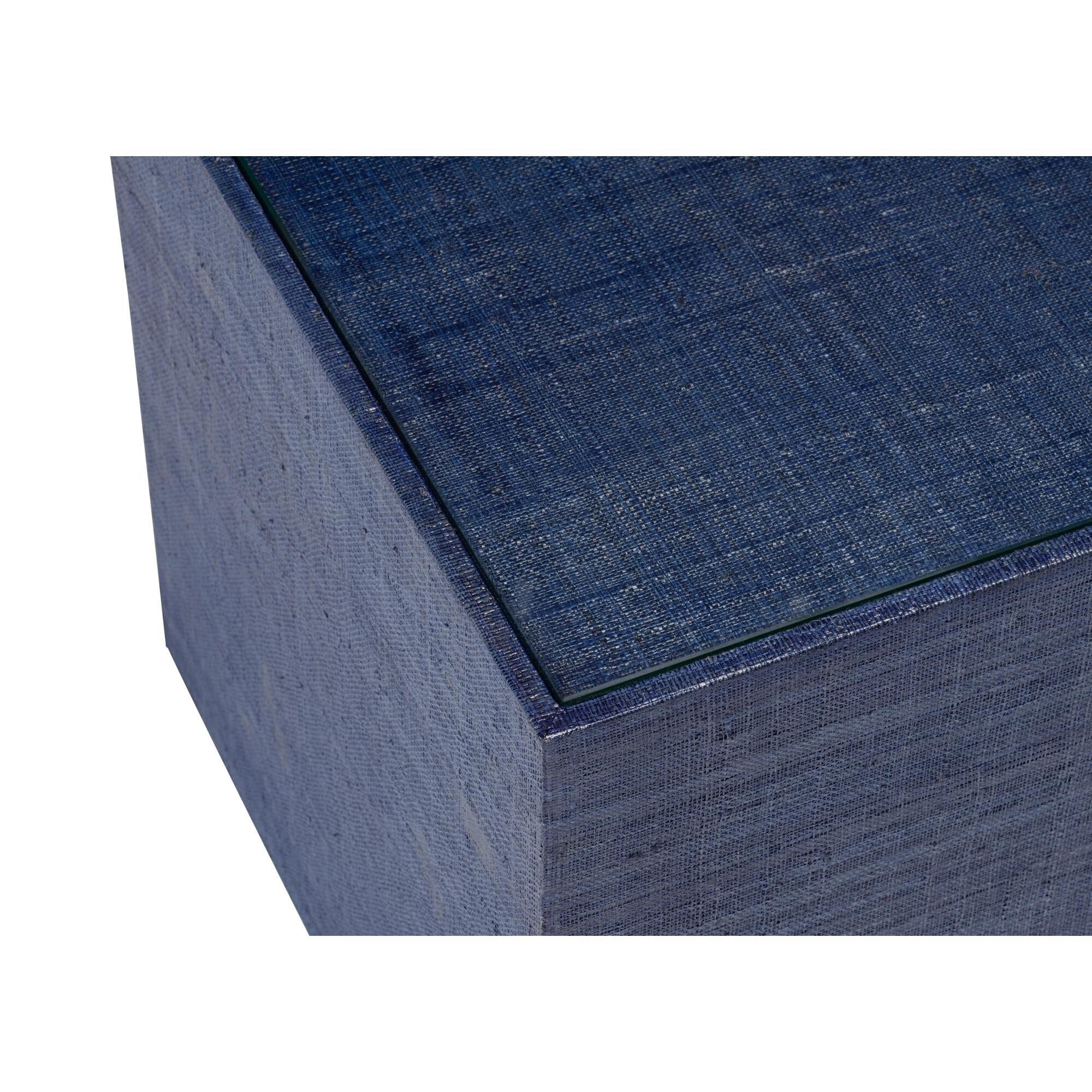 Shown in Blue Laquer/Clear/Beveled finish and Tempered/Beveled glass