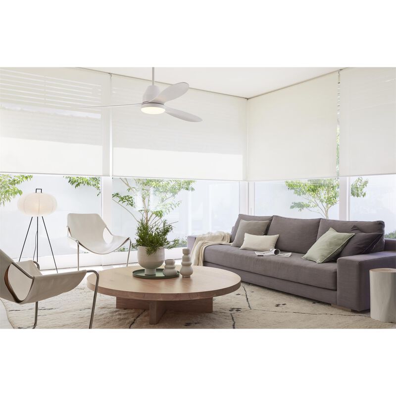 Whitehaven 56 Inch Ceiling Fan with Light Kit by Beacon Lighting