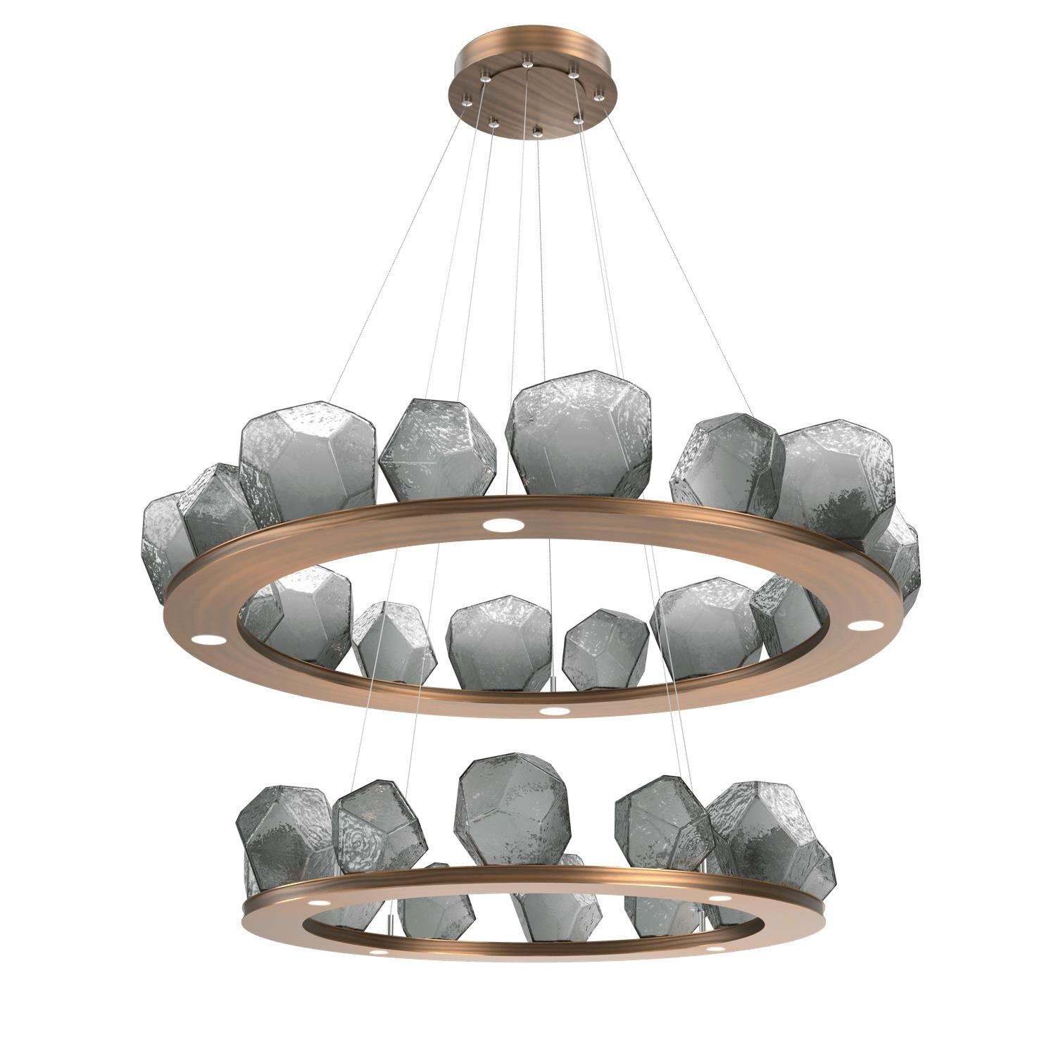 Gem 48 Inch 36 Light LED Chandelier by Hammerton Studio