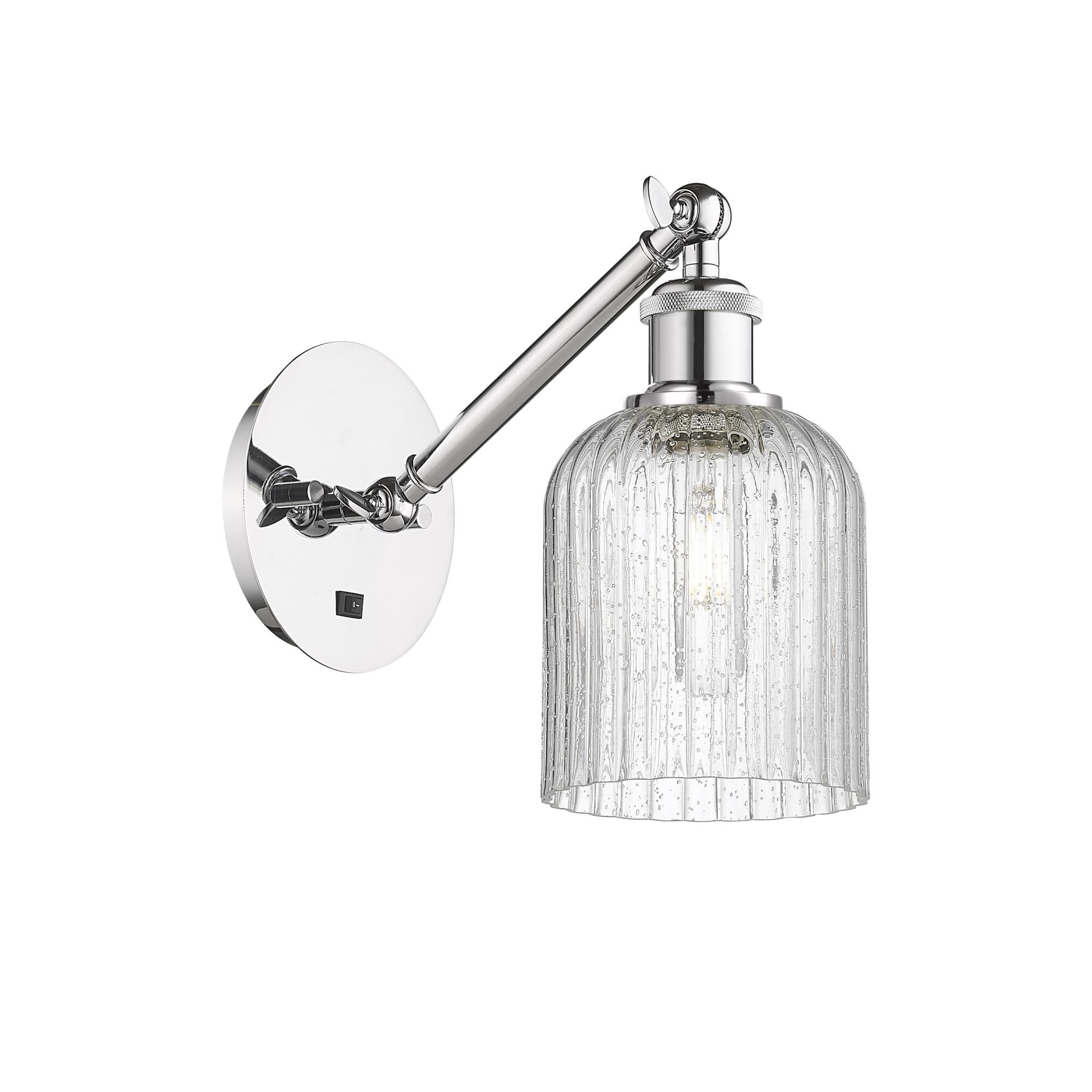 Shown in Polished Chrome finish and Seedy shade