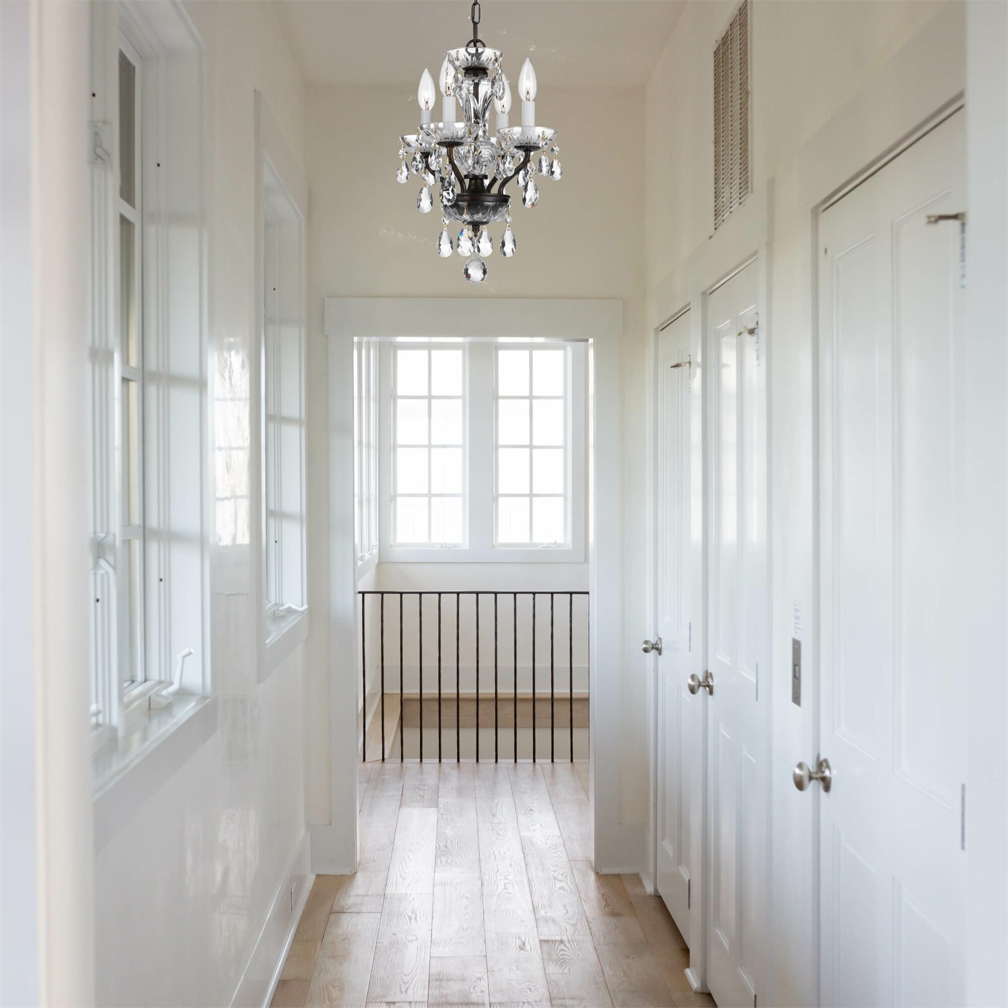 Traditional Crystal 11 Inch Chandelier,