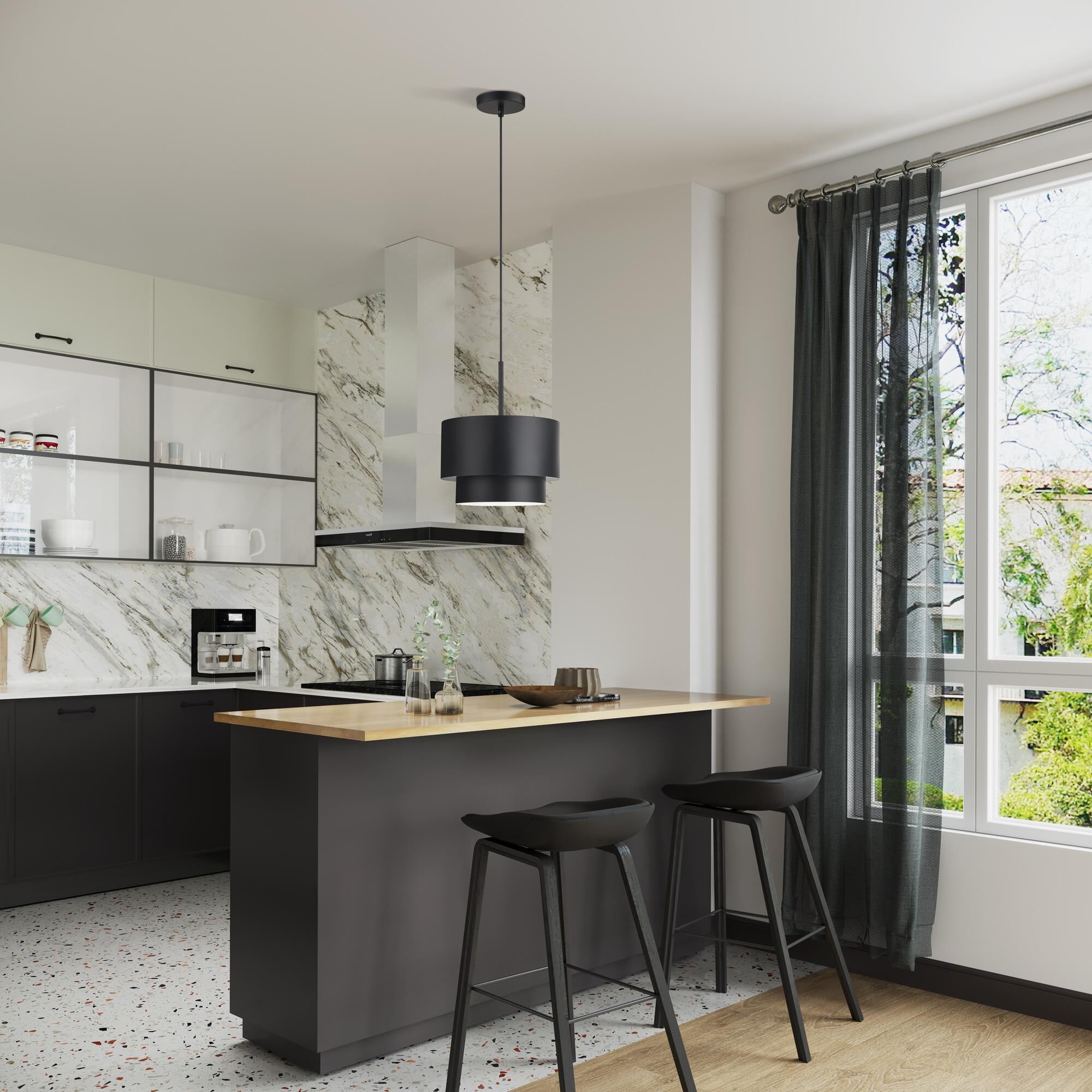 Zolana 12 Inch Mini Pendant by Livex Lighting