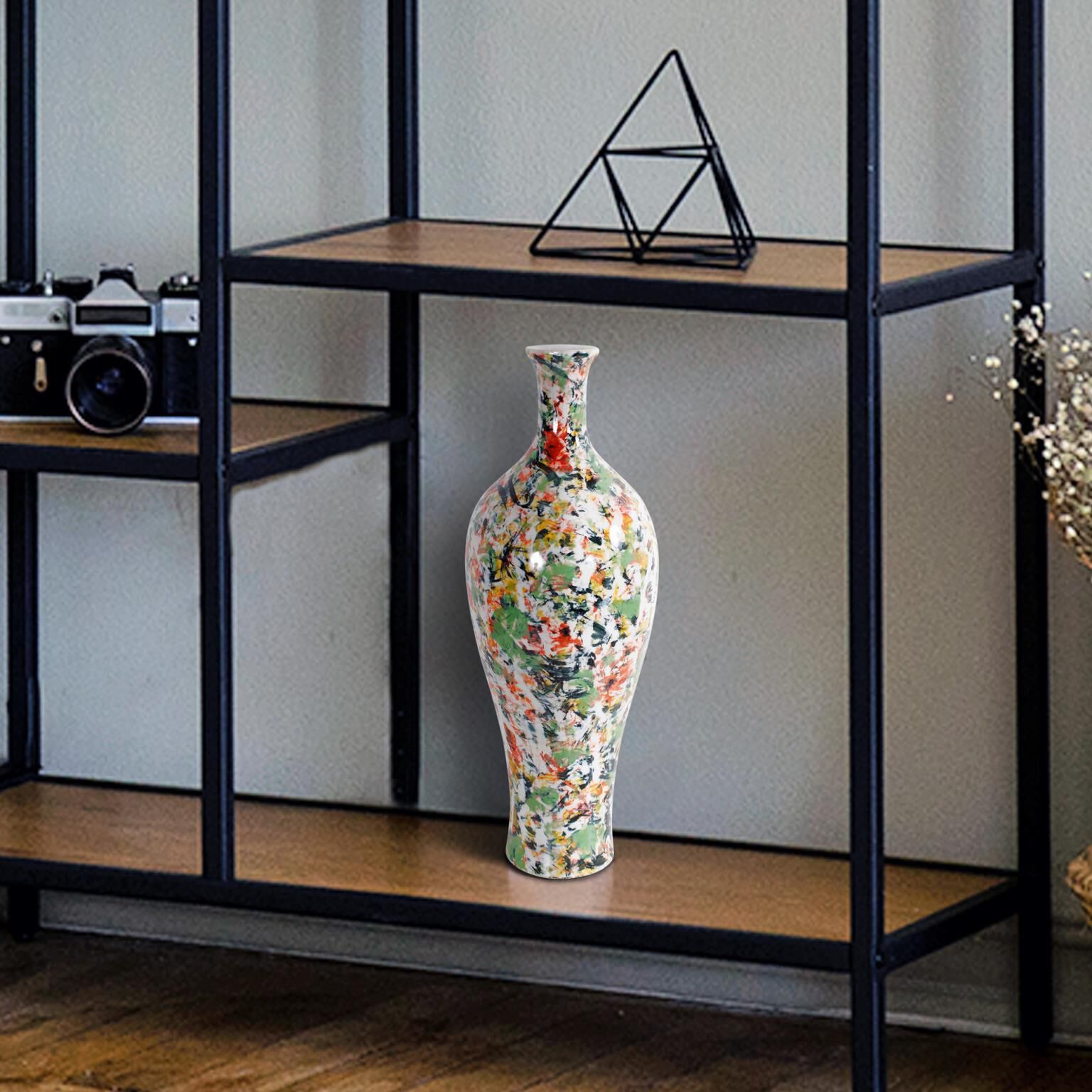 Jardin Colore Vase-Urn by Howard Elliott Collection