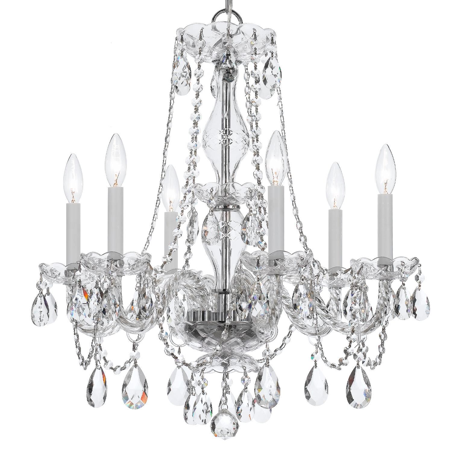 Traditional Crystal 23 Inch Chandelier by Crystorama