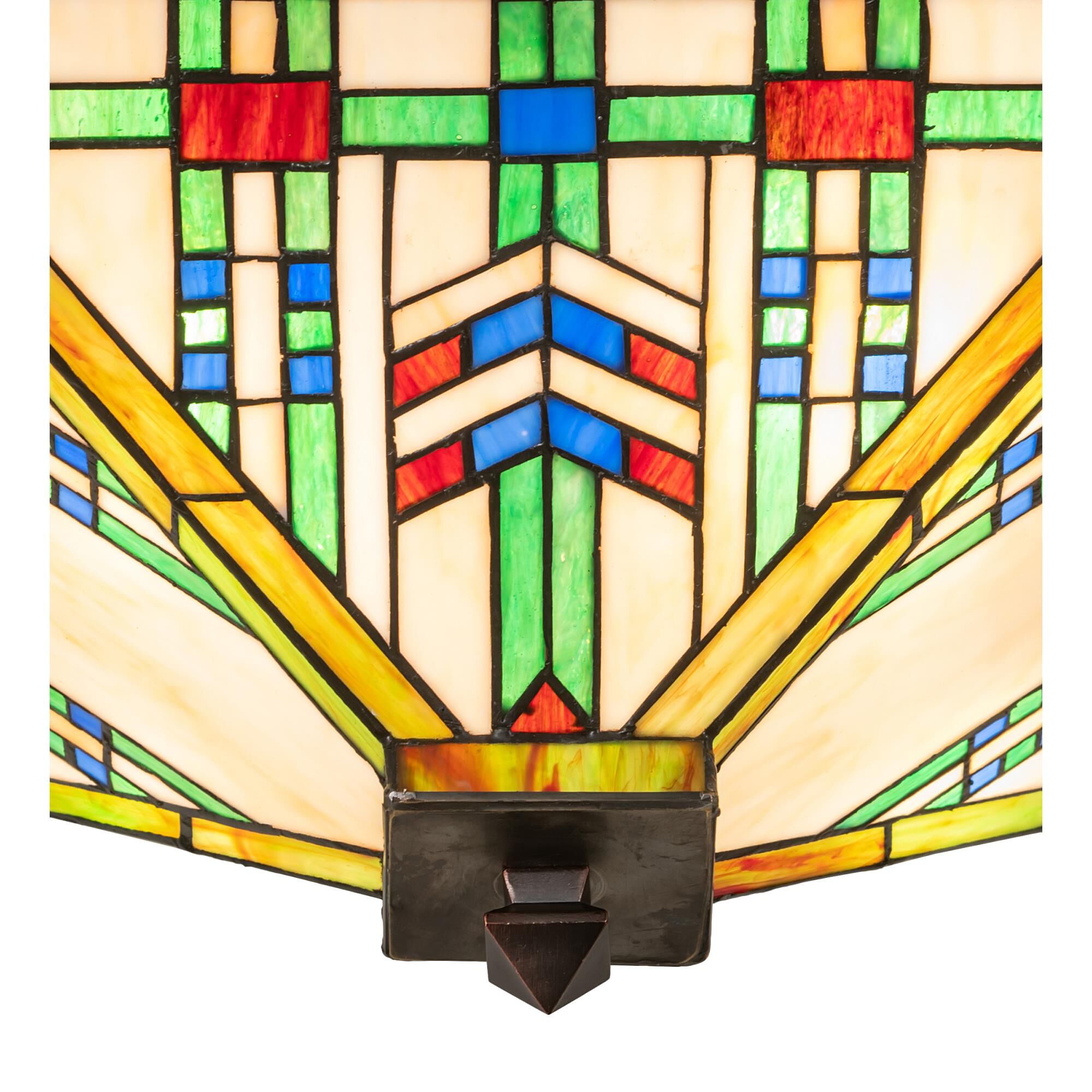 Prairie Wheat 24 Inch 4 Light LED Flush Mount by Meyda Lighting