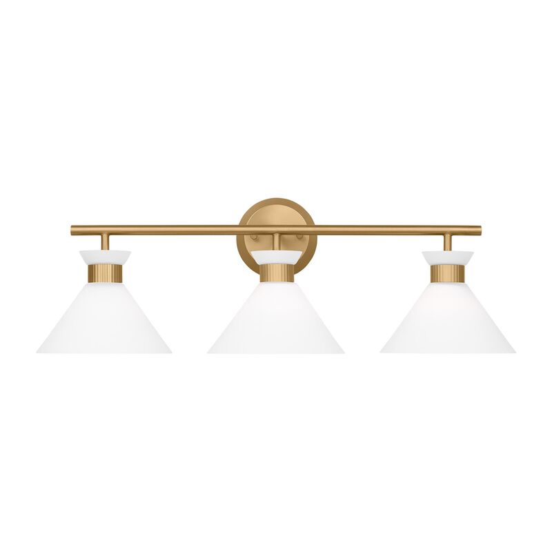 Drew & Jonathan Belcarra 27 Inch 3 Light Bath Vanity Light by Visual Comfort Studio