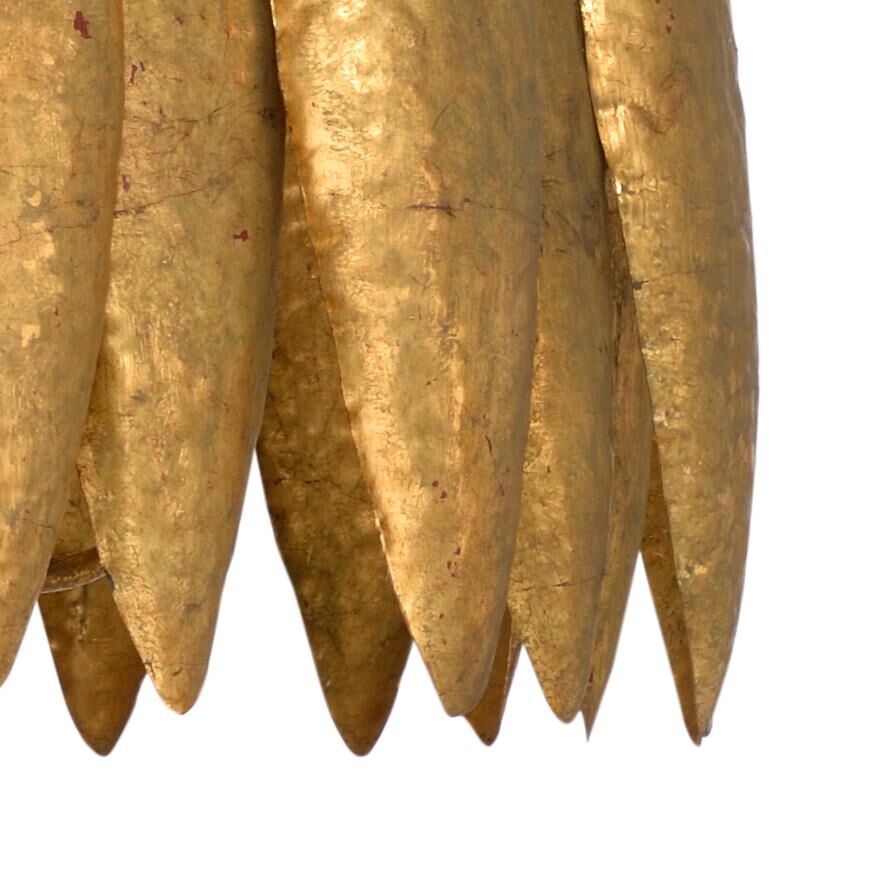 Shown in Antique Gold Leaf finish