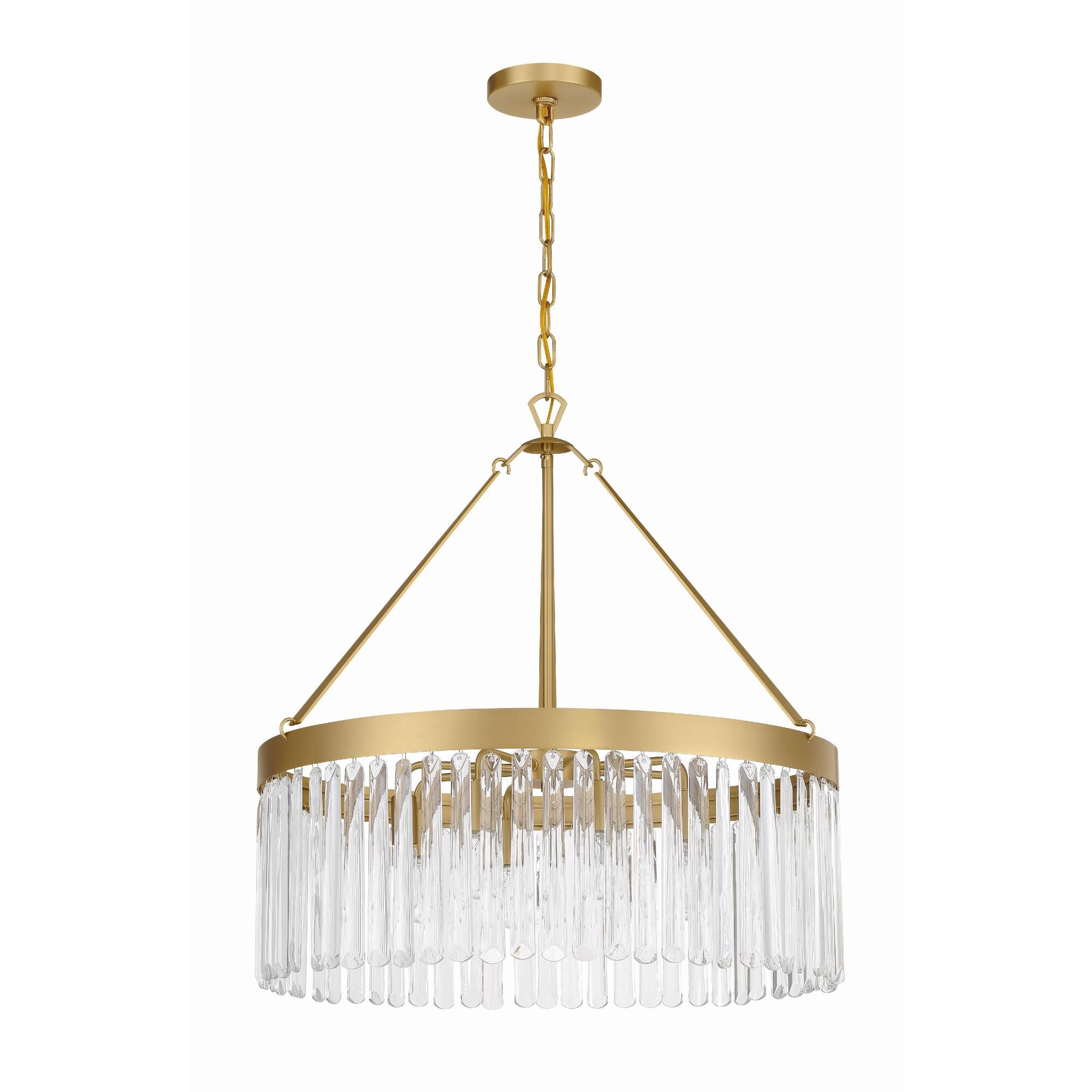 Emory 24 Inch 8 Light Chandelier by Crystorama