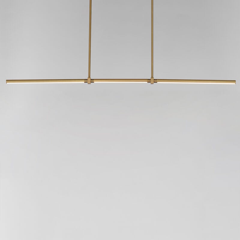 Dorian Large Linear Chandelier by ET2 Lighting