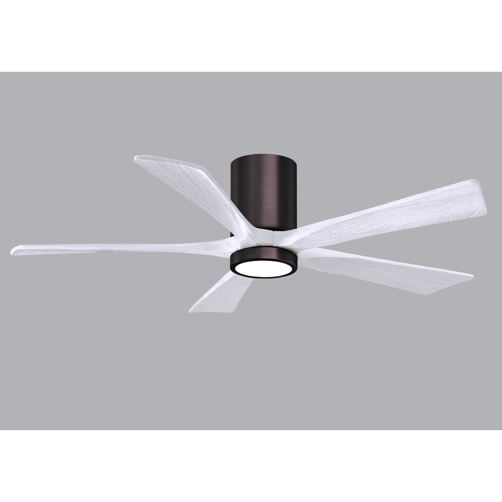 Irene 52 Inch Flush Mount Fan with Light Kit by Matthews Fan Company