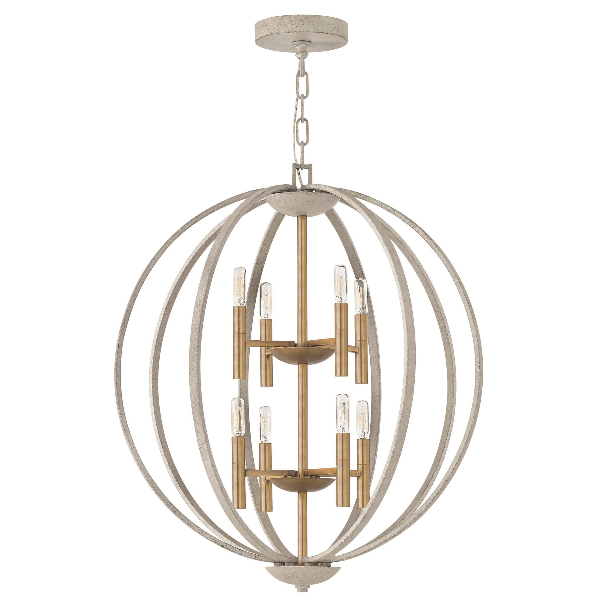 Euclid 28 Inch 8 Light Chandelier by Hinkley Lighting