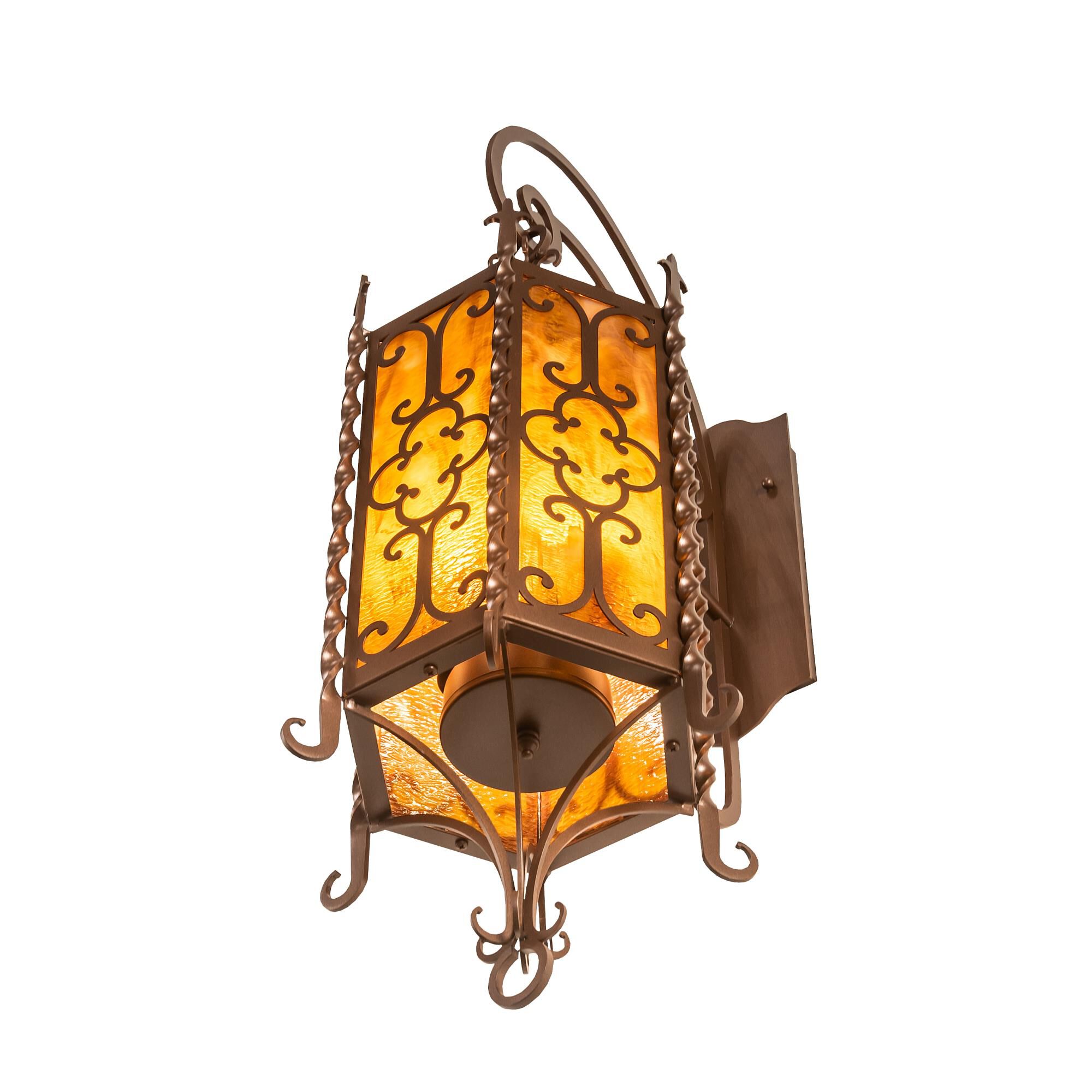 Cosette 33 Inch Tall 3 Light Outdoor Wall Light by Meyda Lighting