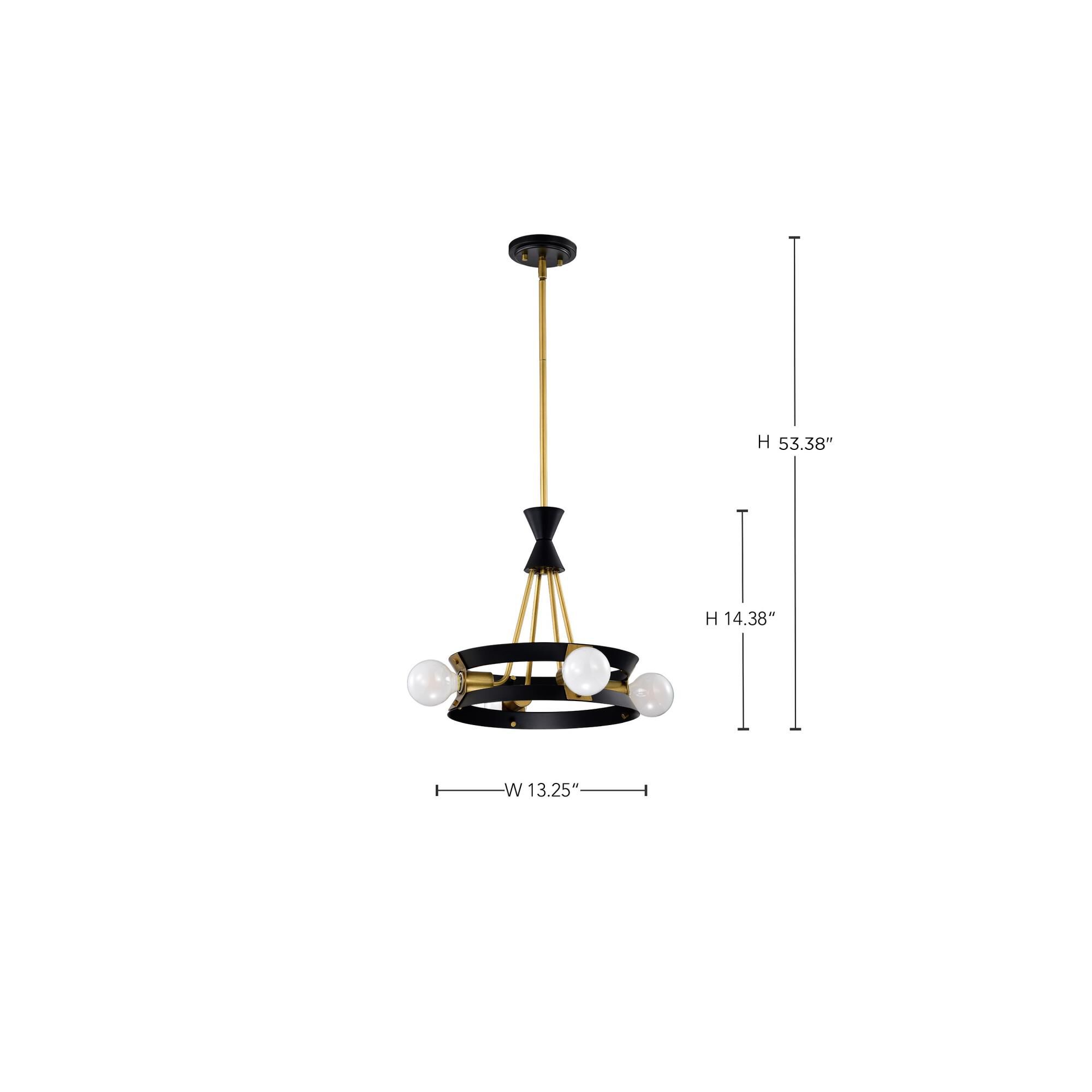 Marsen 4 Light Mini Chandelier by Nuvo Lighitng