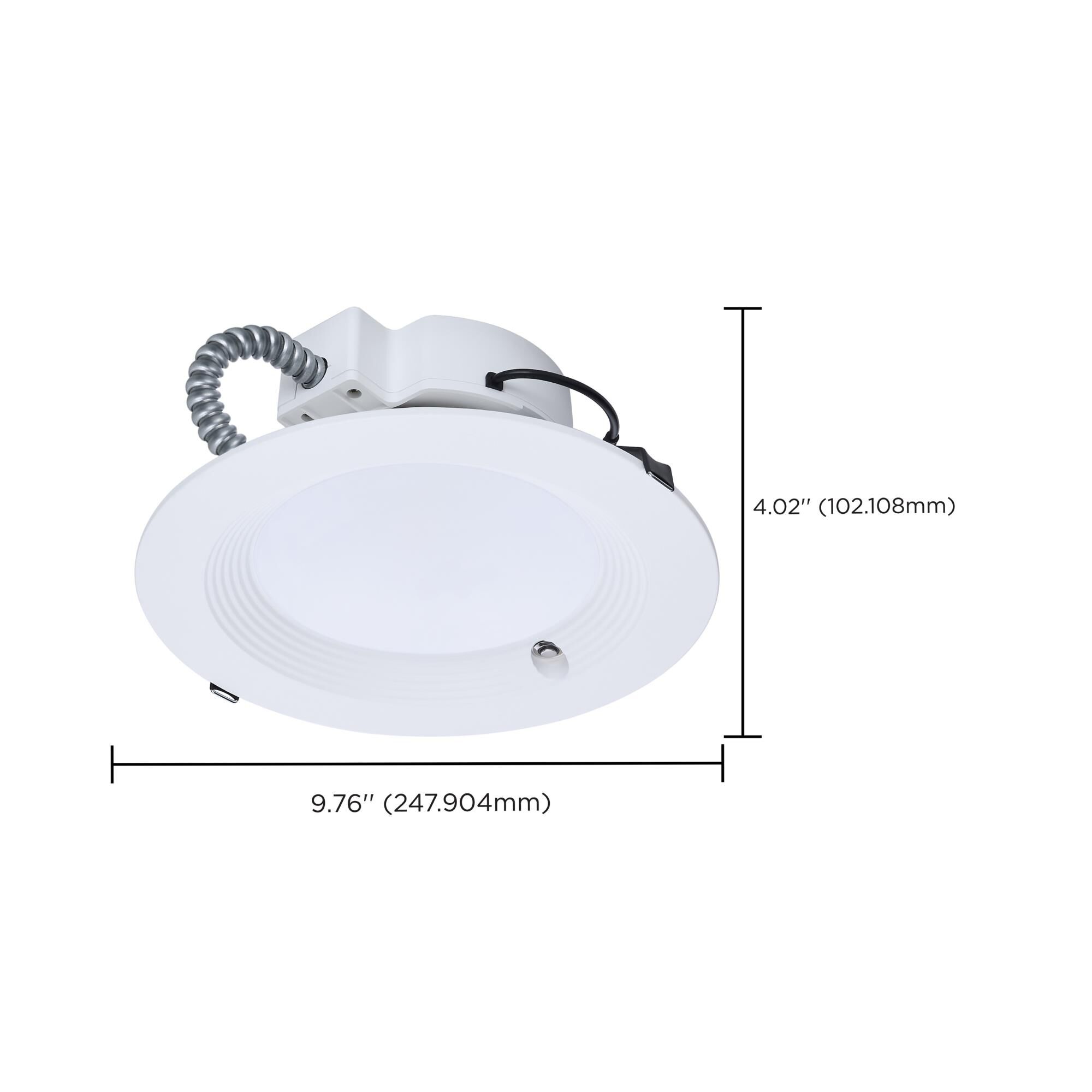 Shown in White finish