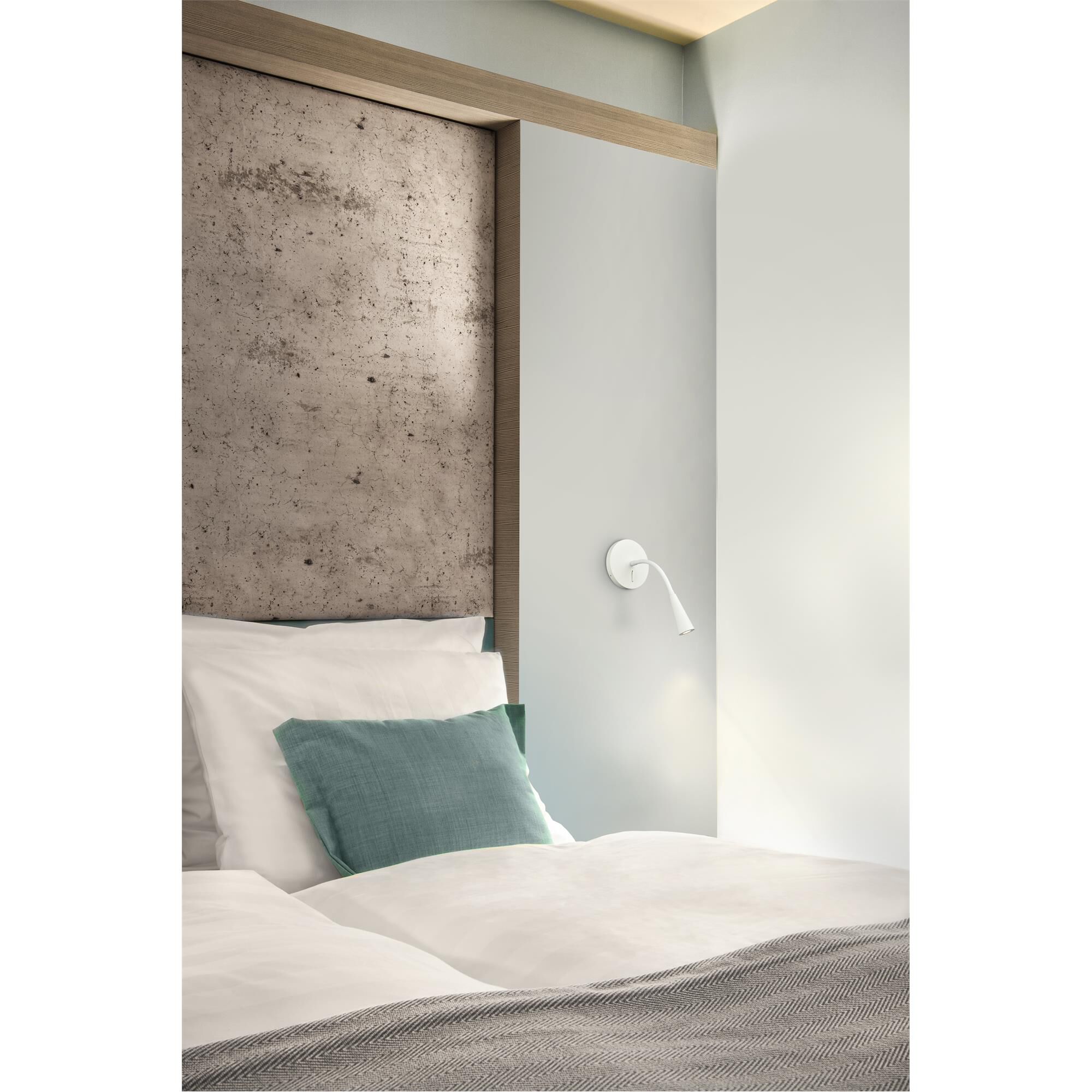Shown in White finish