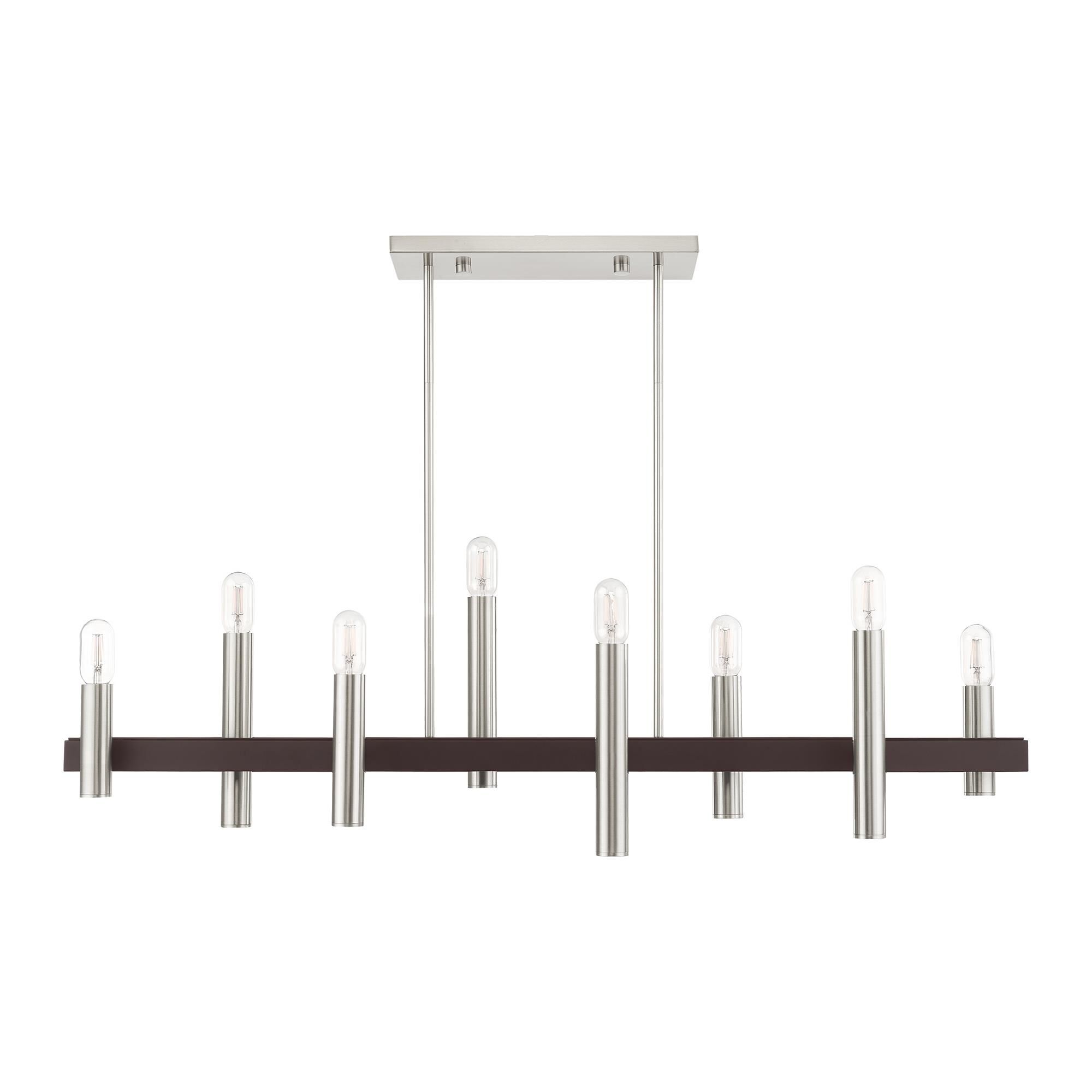 Helsinki 48 Inch 8 Light Linear Suspension Light by Livex Lighting