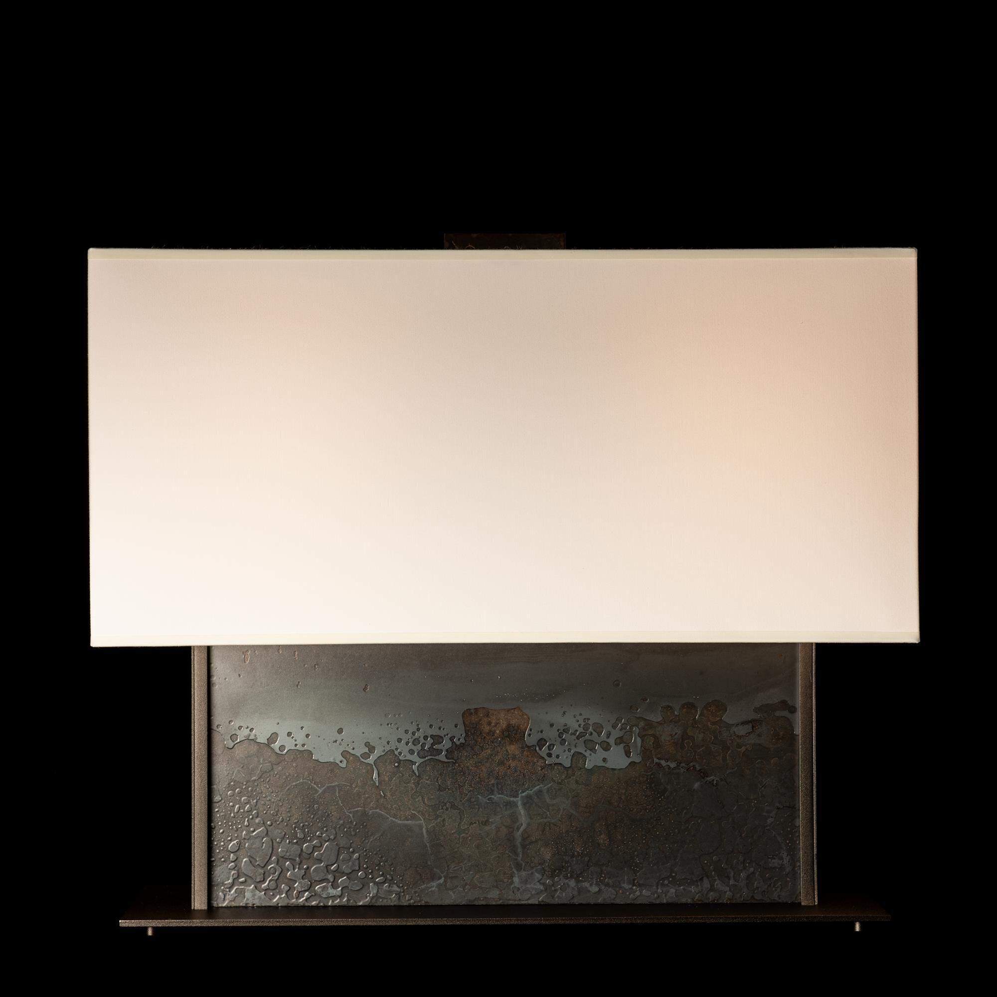 Shown in Oil Rubbed Bronze finish and White shade