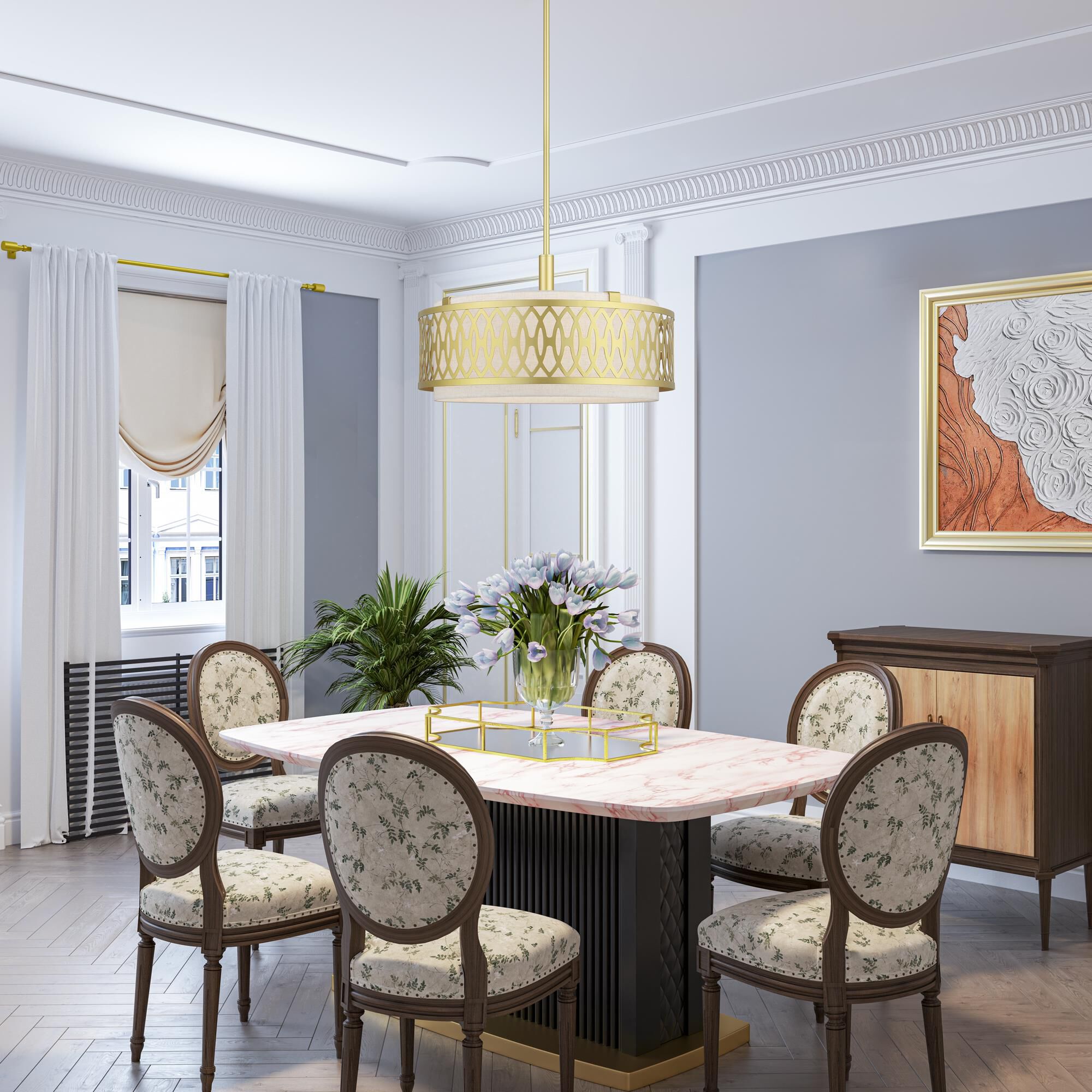 Vistaview 24 Inch Chandelier by Livex Lighting