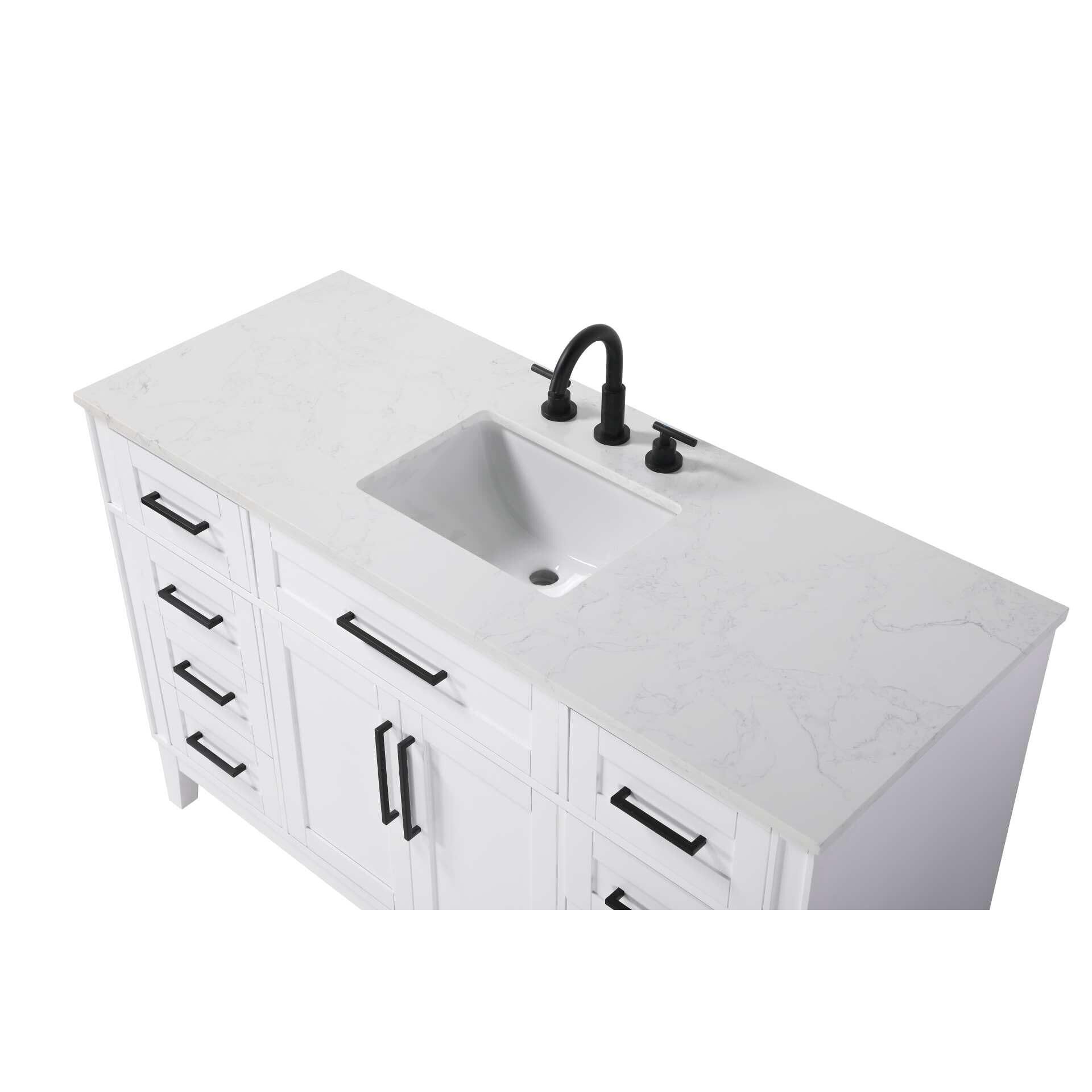 Virginia 54 Inch Bath Vanity by Elegant Decor